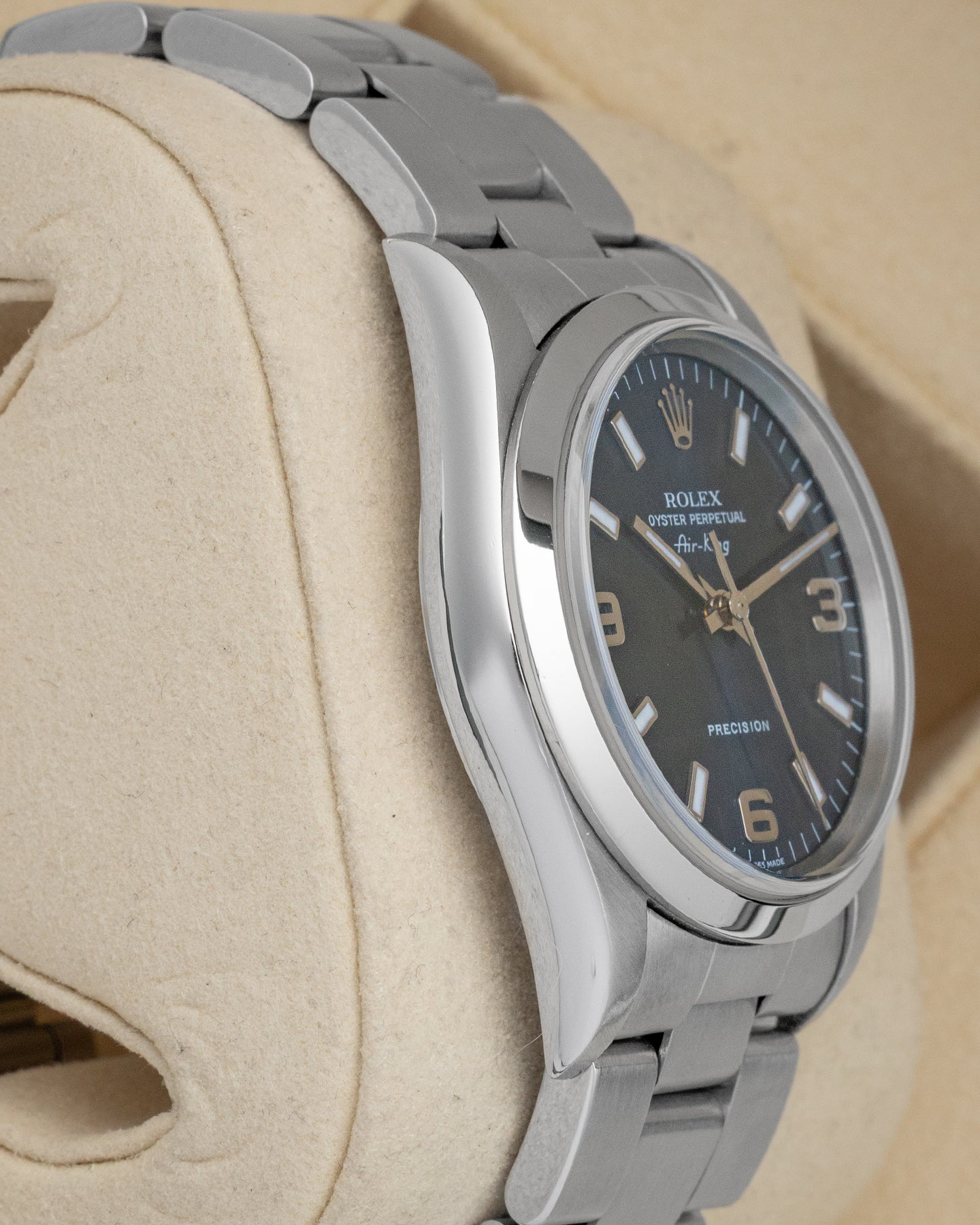 1999 Rolex Air-King 34 14000 | Noah's Fine Watches Dallas, Texas