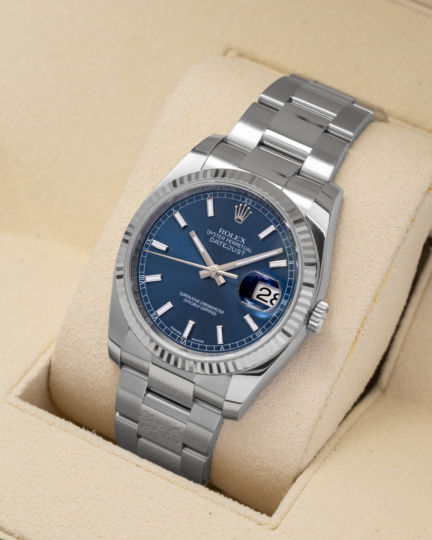 Blue Rolex Datejust 36 116234 | Noah's Fine Watches and Jewelry TX