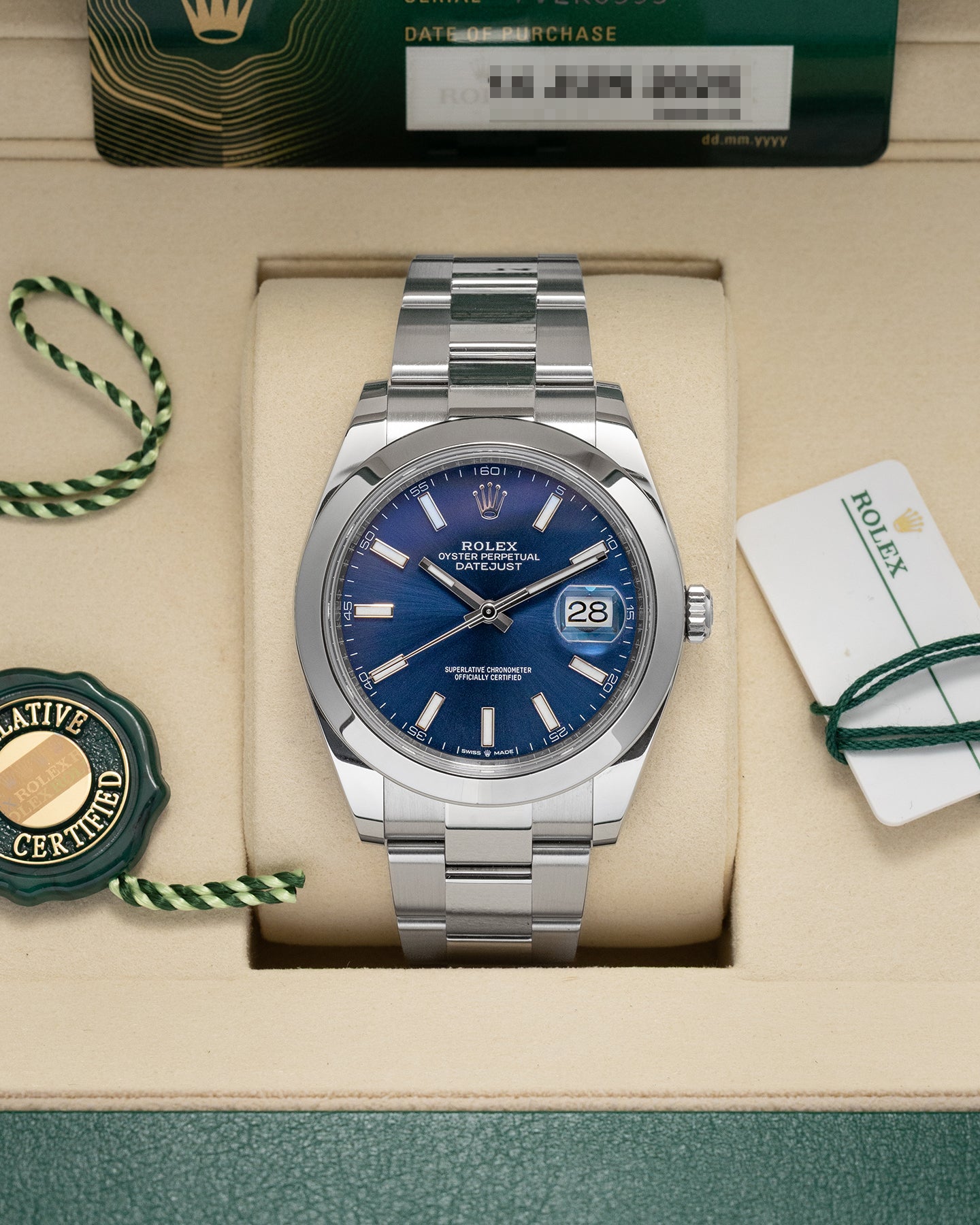 Blue Rolex Datejust 41 126300 | Noahs Fine Watches & Jewelry DFW