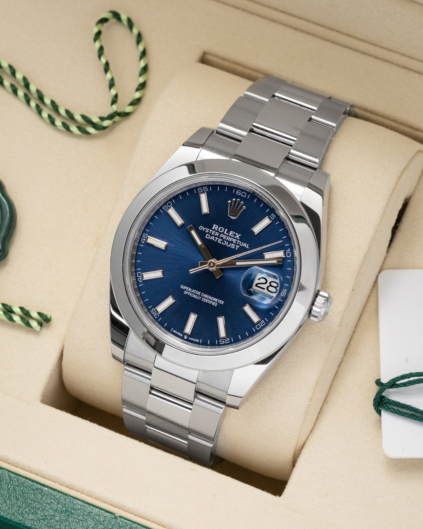 Blue Rolex Datejust 41 126300 | Noahs Fine Watches & Jewelry DFW