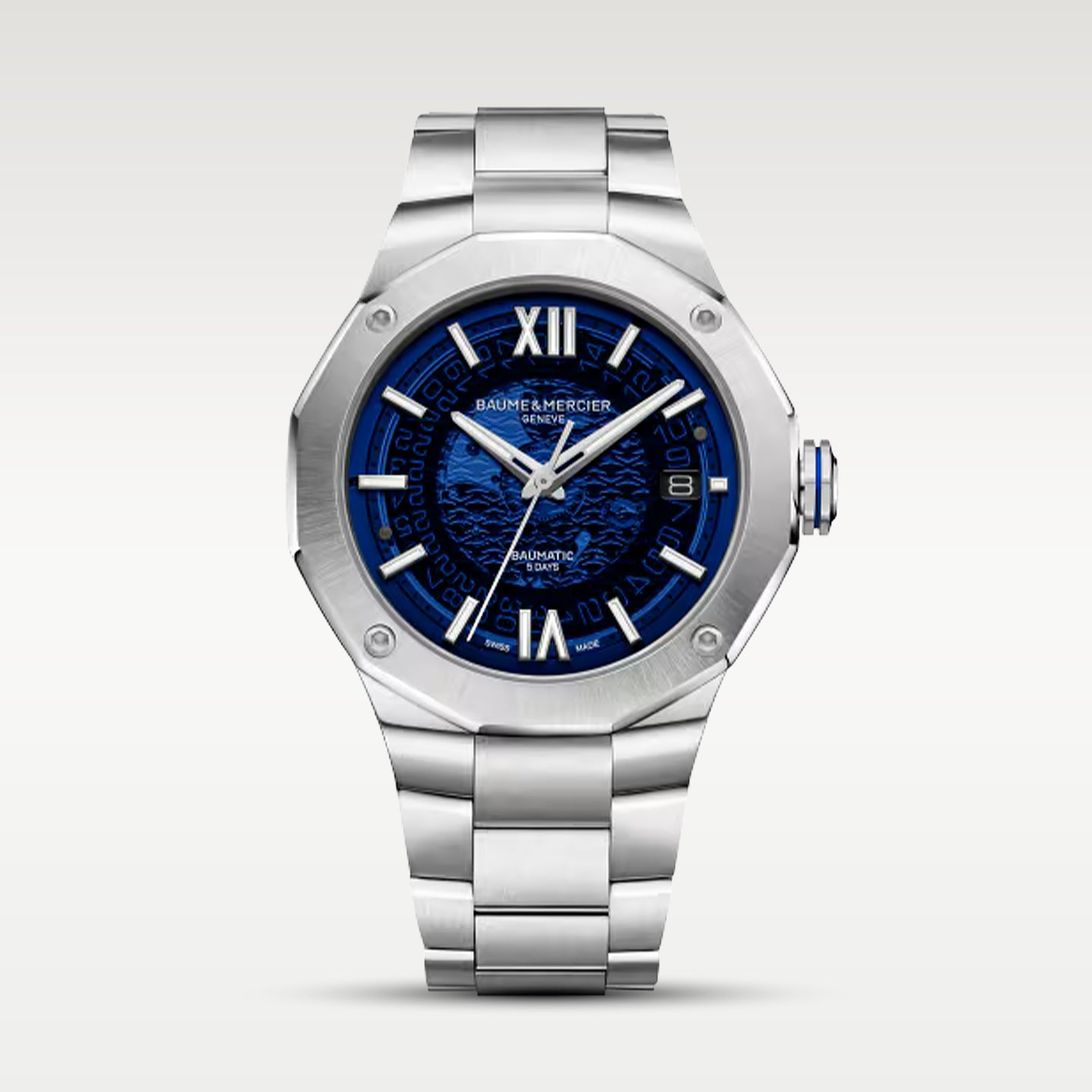 Blue Sapphire Baume & Mercier Riviera 10616 | Noah's Fine Watches & Jewelry