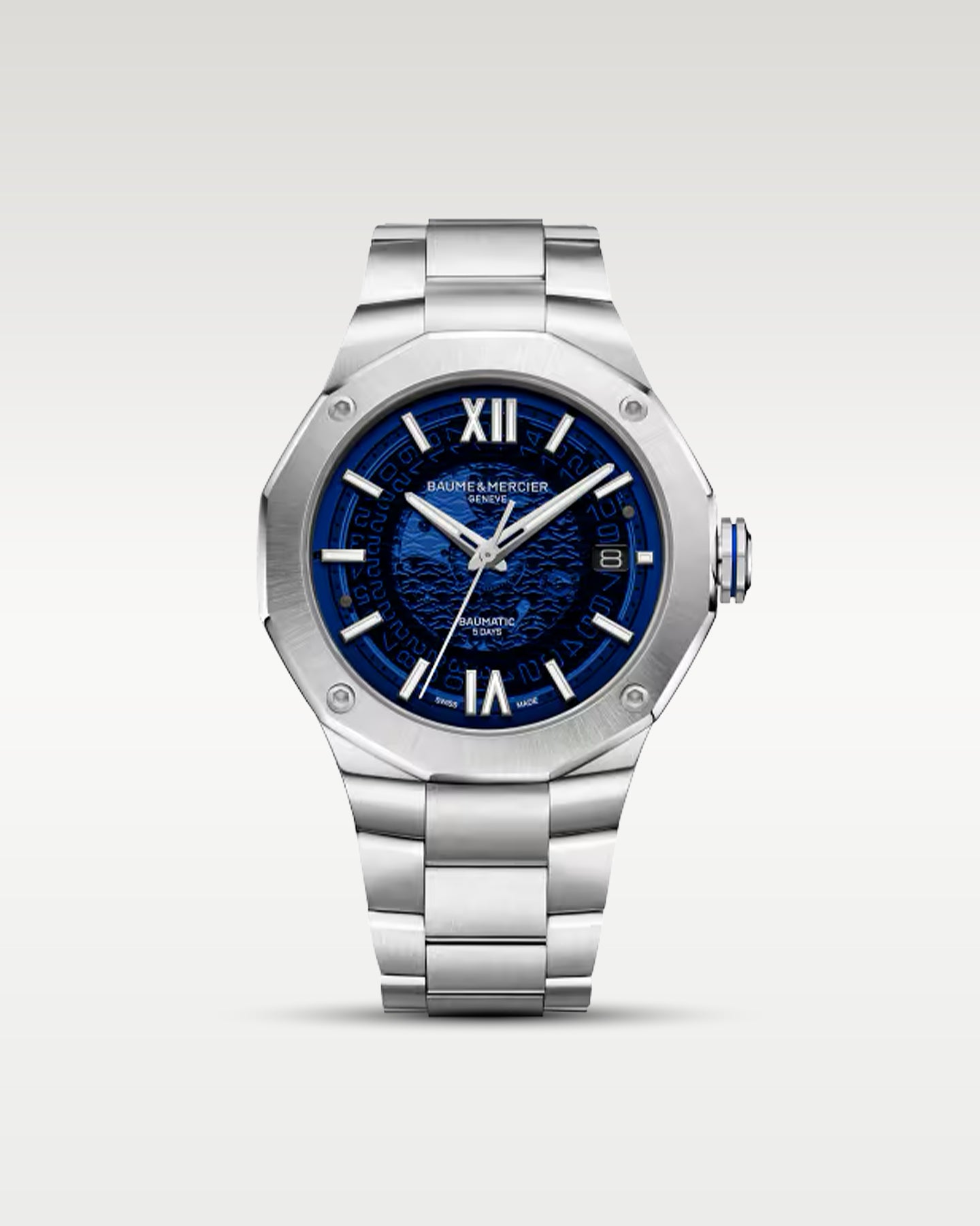 Blue Sapphire Baume & Mercier Riviera 10616 | Noah's Fine Watches & Jewelry