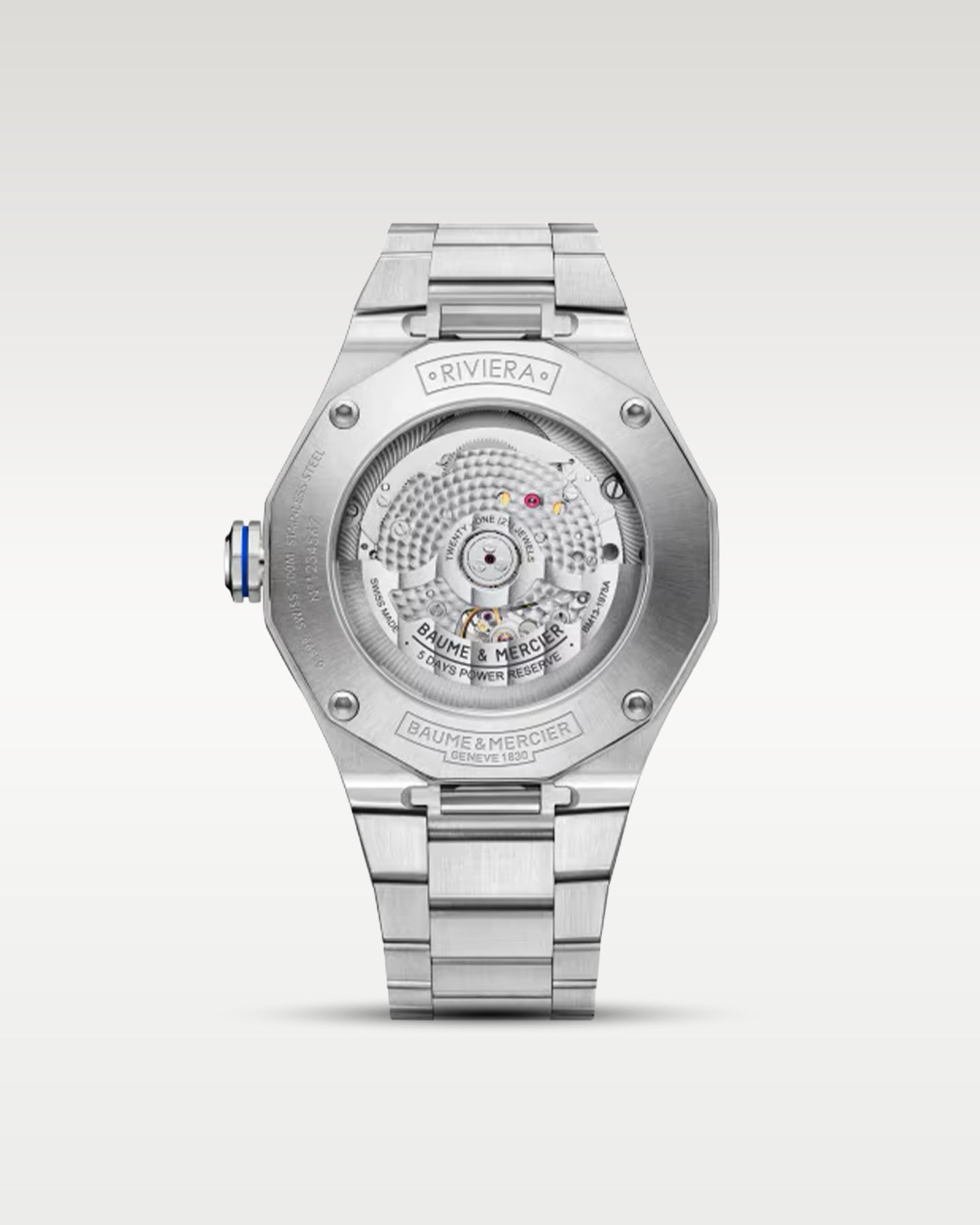 Blue Sapphire Baume & Mercier Riviera 10616 | Noah's Fine Watches & Jewelry