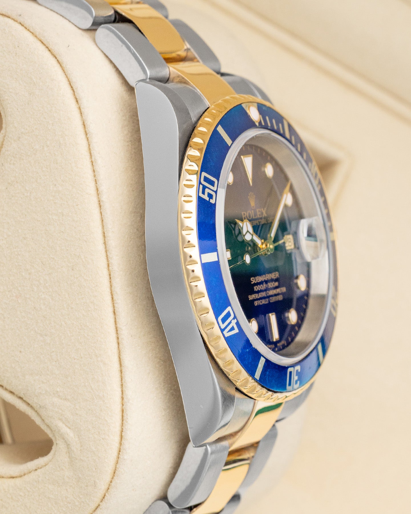 Bluesy Rolex Submariner 16613 | Noah's Fine Watches DFW, Texas