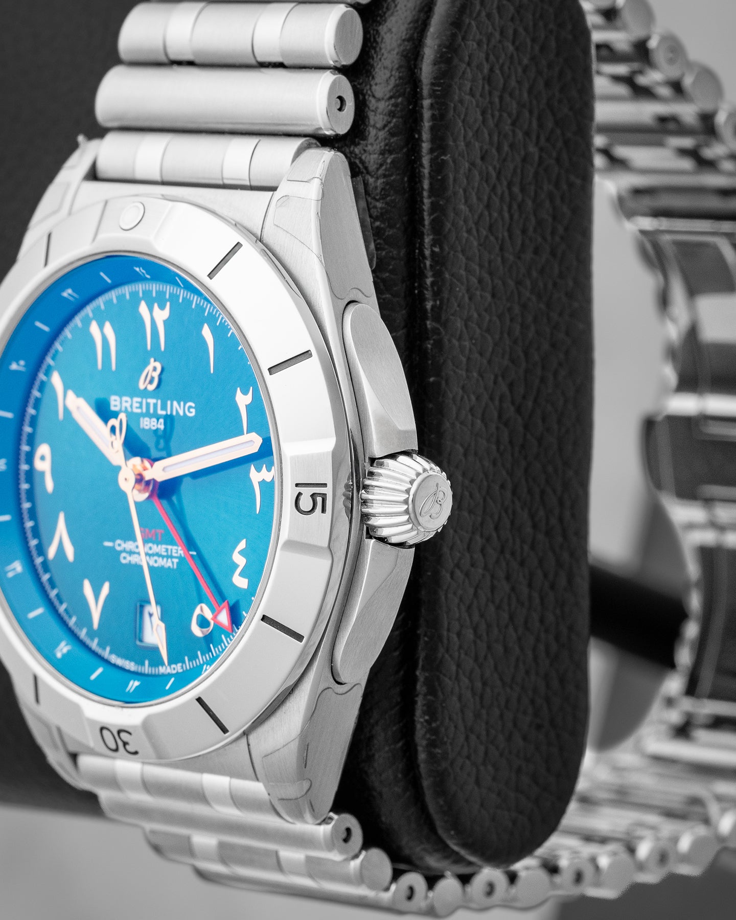 Breitling Chrono GMT Teal A323983B1C1A1 | Noah's Fine Watches Dallas, Texas