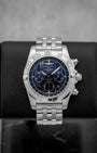 Steel Black Breitling Chronomat AB0110 Watch | Noah's Fine Watches and Jewelry Dallas