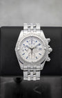 Steel White Breitling Chronomat Evolution A13356 Watch | Noah's Fine Watches and Jewelry Dallas