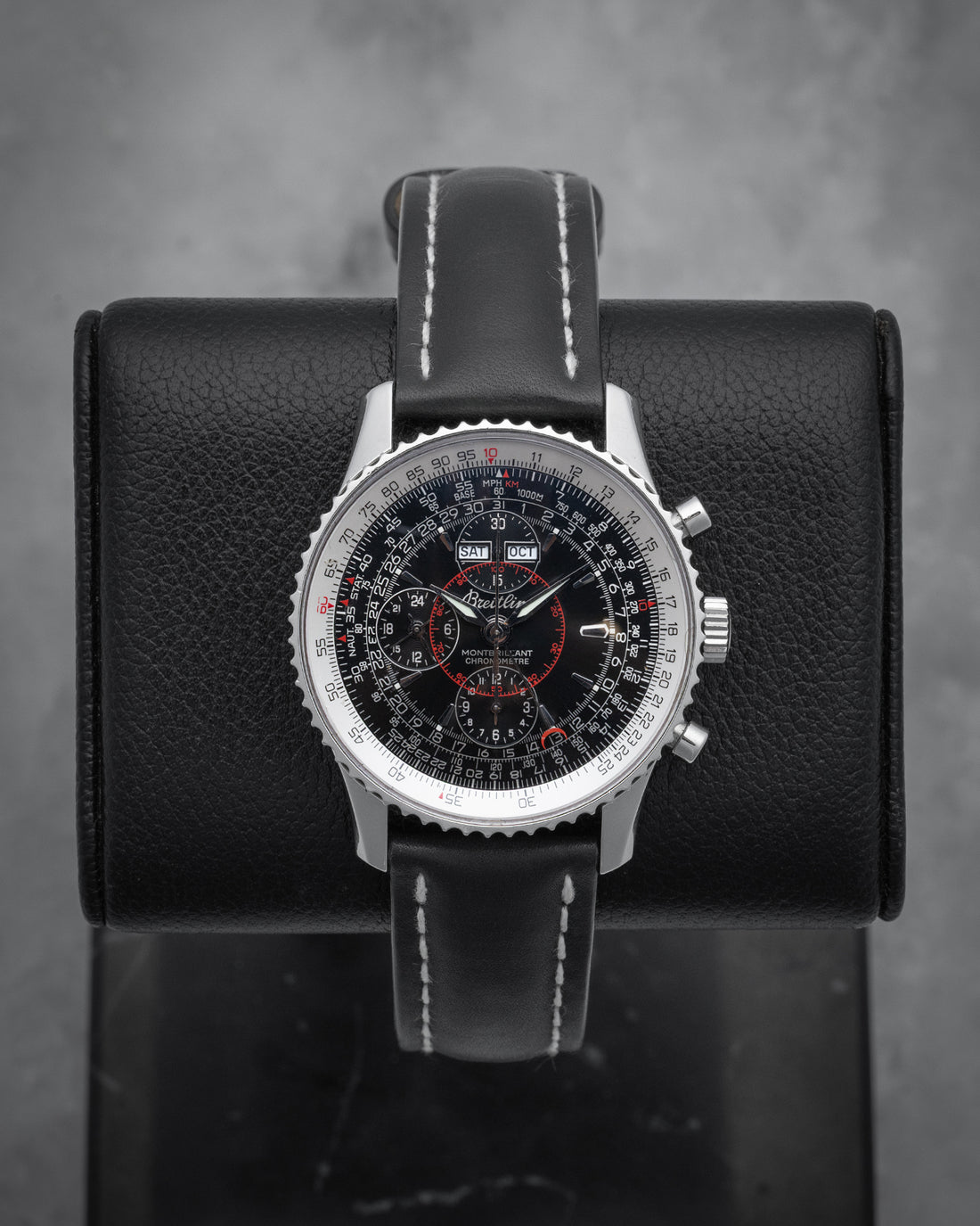 2007 Breitling Montbrillant Datora Chronometer A2133012/B571 - Full Set with Box, Papers & COSC Certificate