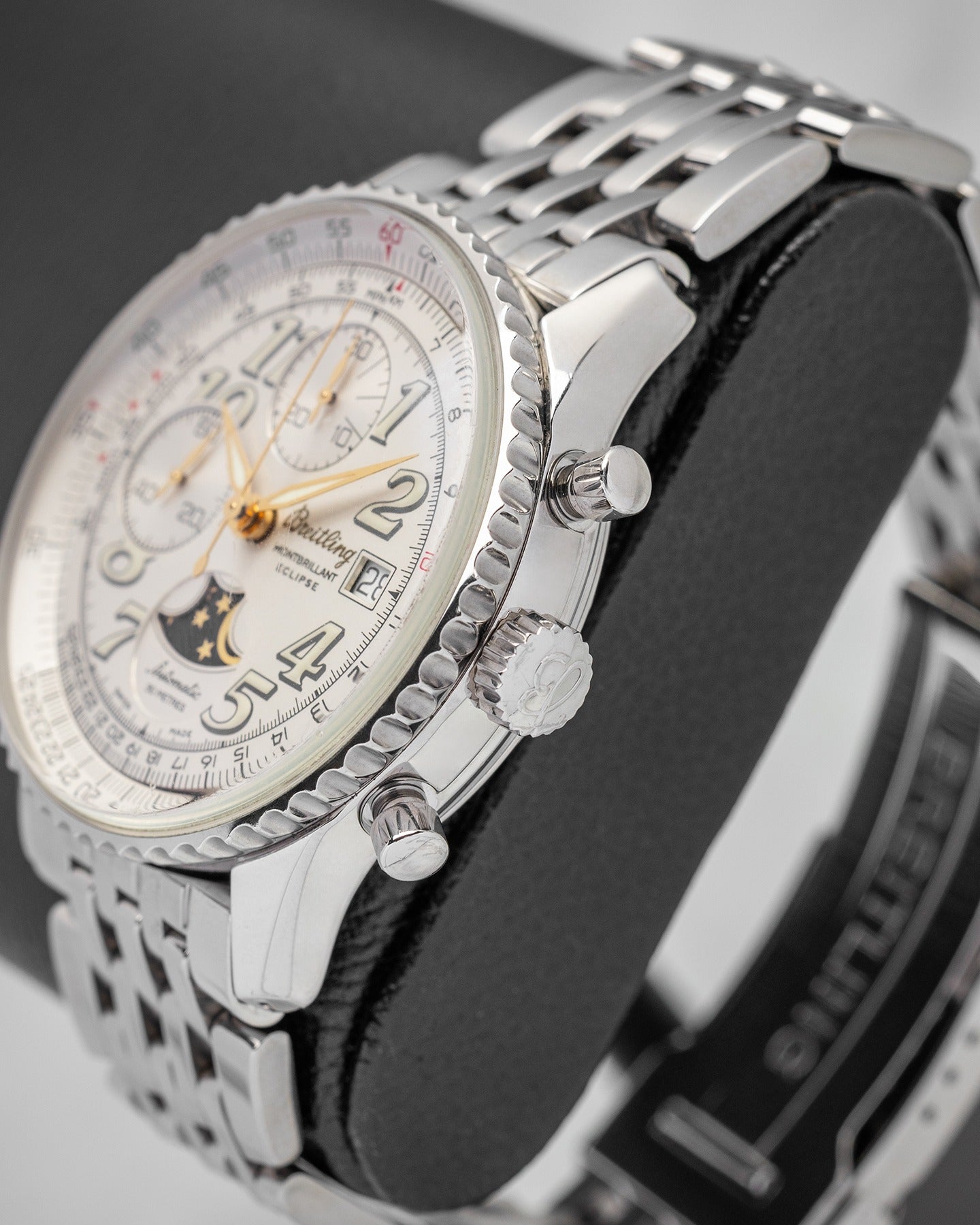 Breitling Montbrillant Eclipse White A43030 41.5mm – Noah's Fine