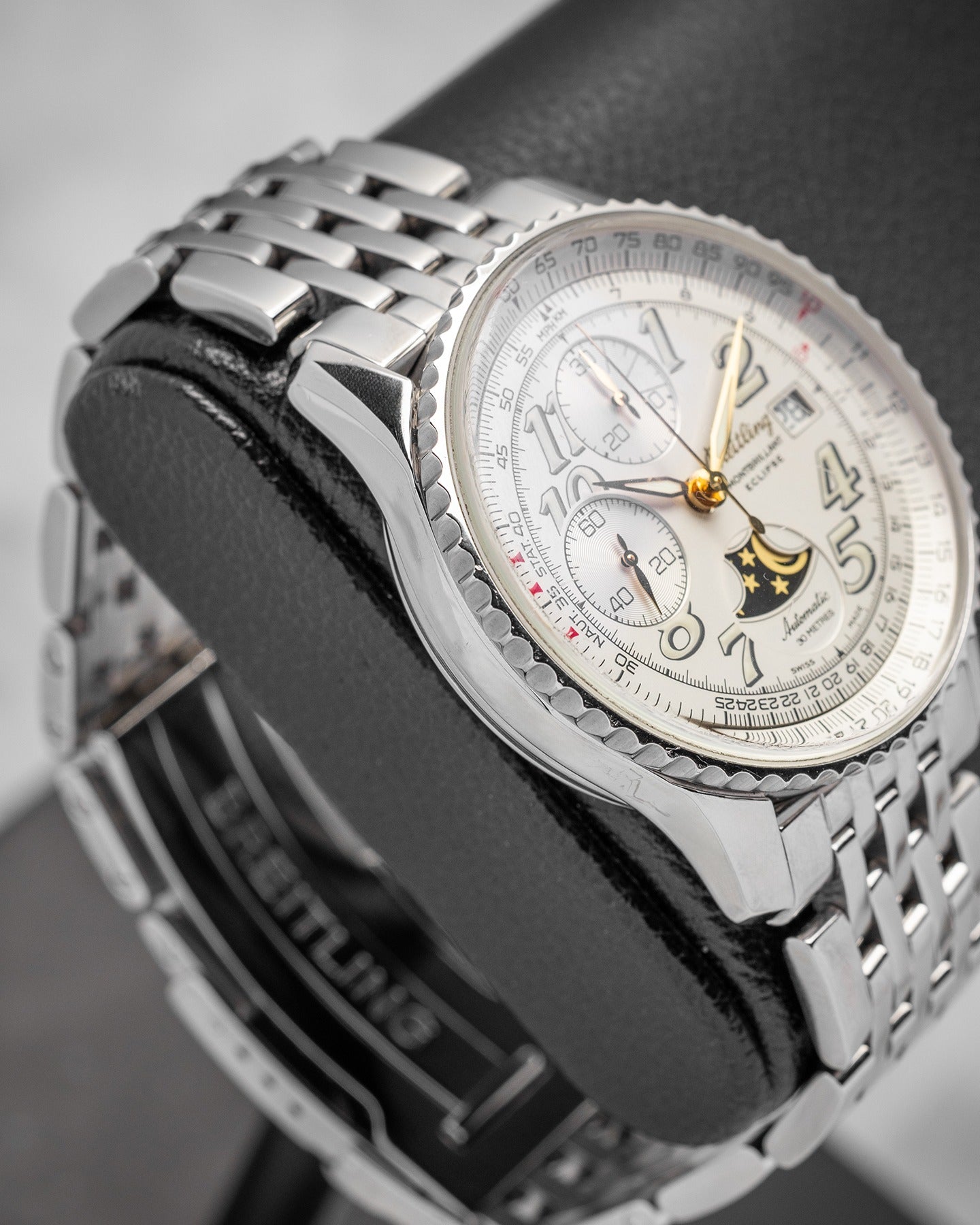 Breitling Montbrillant White Eclipse A43030 Watch | Noah's Fine Watches and Jewelry