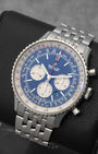 Blue Breitling Navitimer B01 Chronograph 46 | Noah's Fine Watches DFW