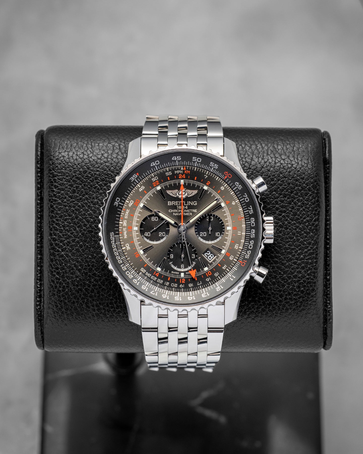 48mm Breitling Navitimer GMT AB04413 | Noah's Fine Watches and Jewelry Dallas