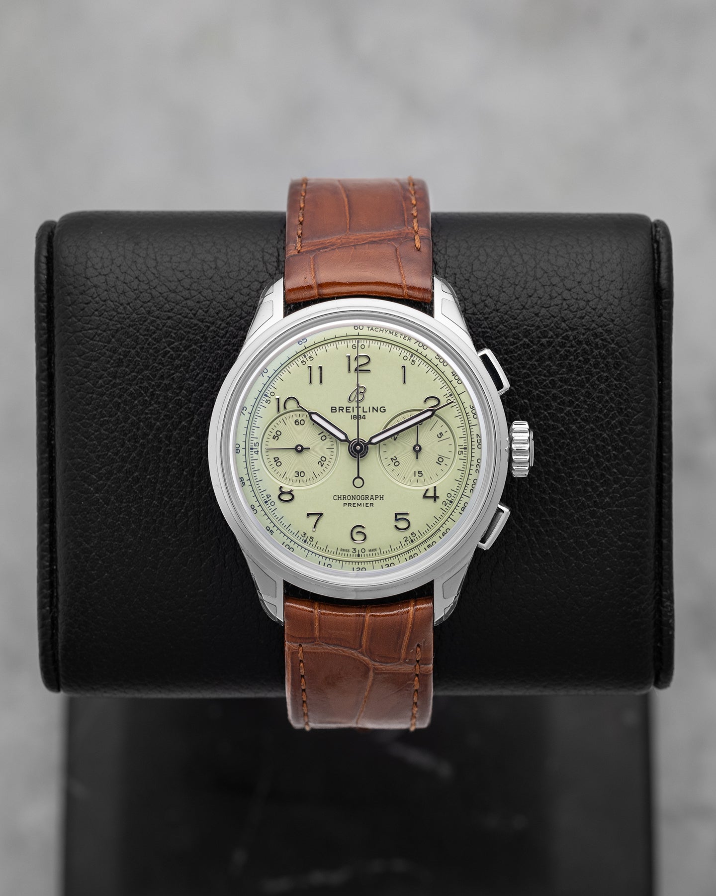 Breitling Premier B09 Chronograph 40 AB0930 Pistachio Watch | Noah's Fine Watches