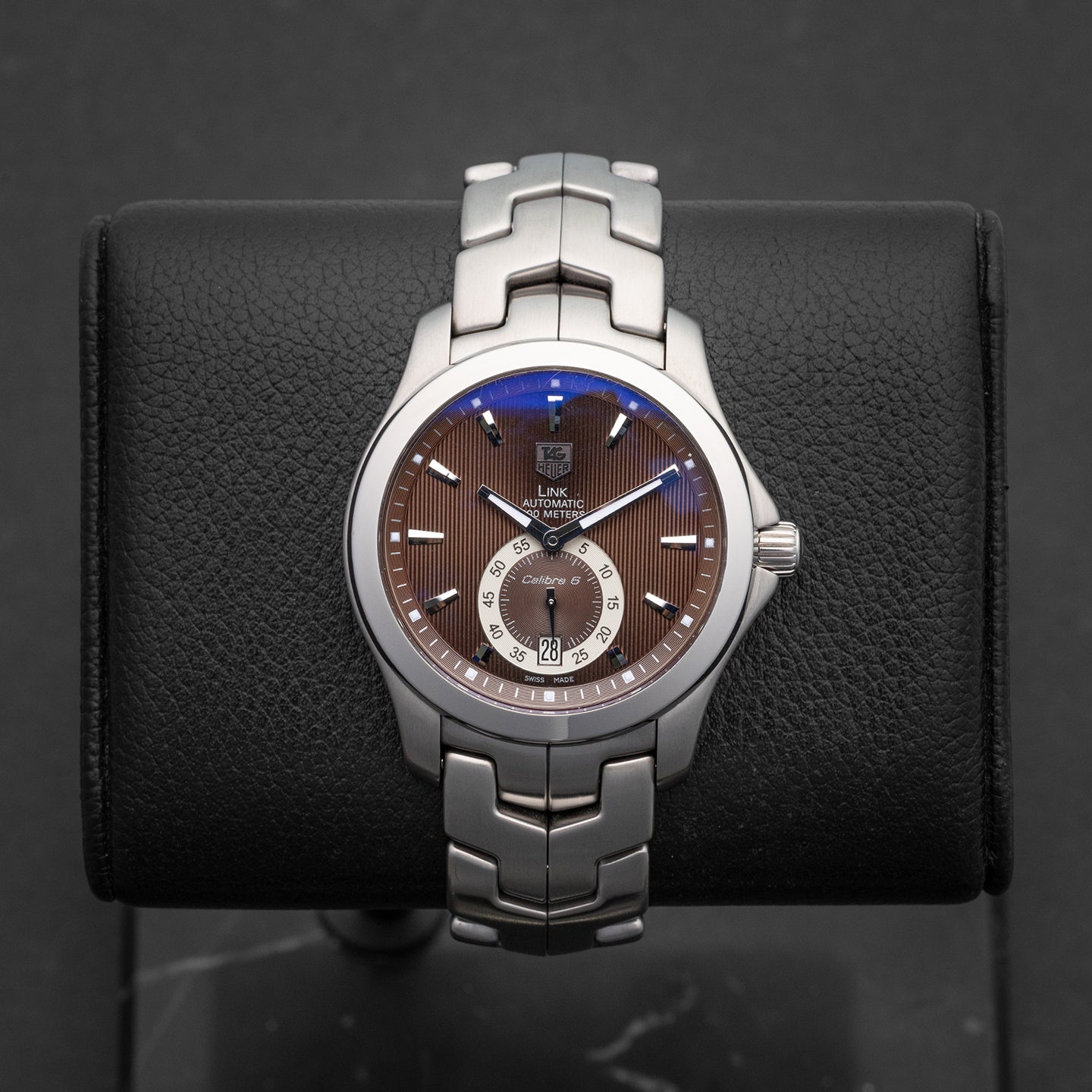 Brown TAG Heuer Link WJF211C.BA0570 | Noah'S fine Watches & Jewelry DFW