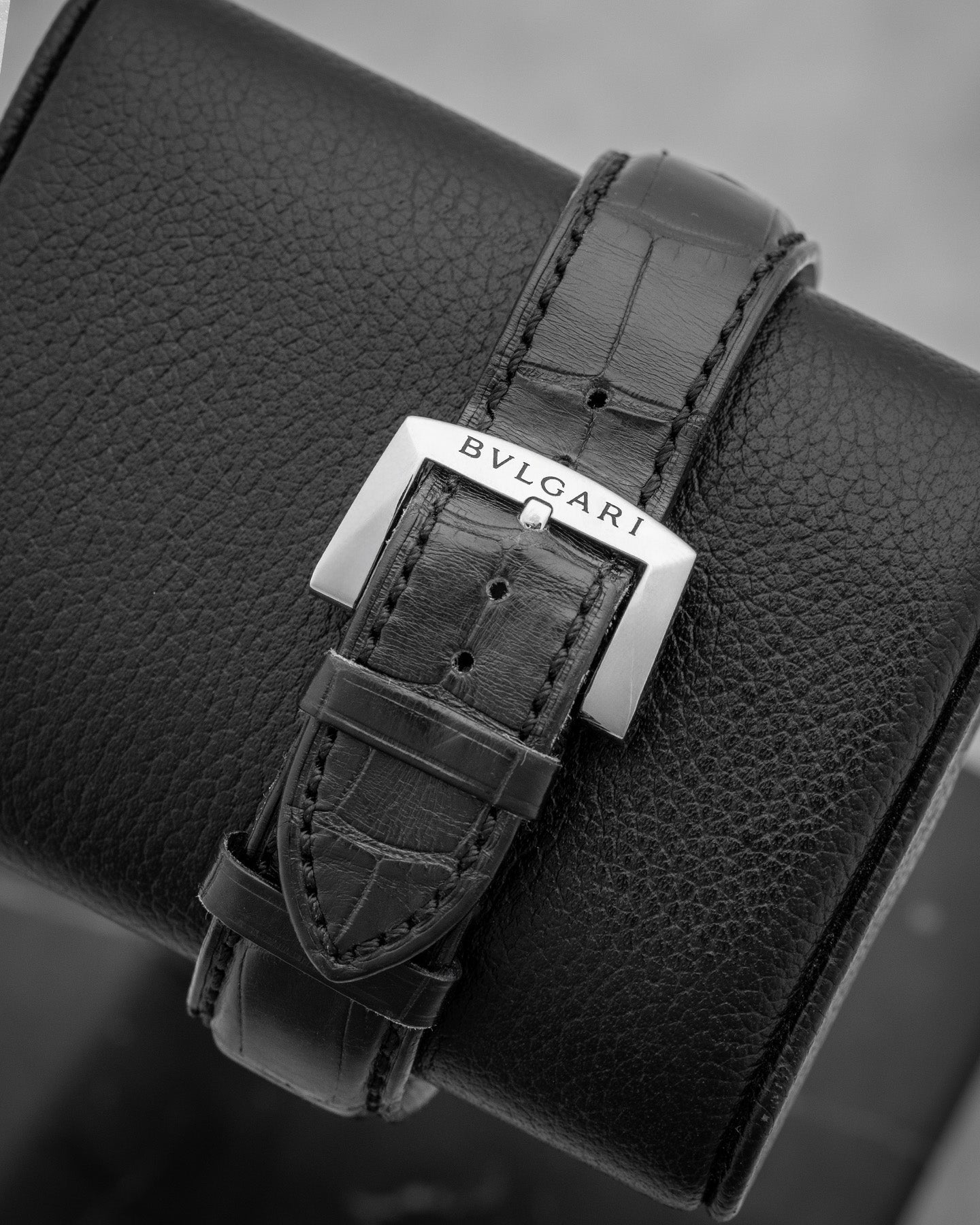 Steel Bvlgari Sotirio Retrograde Date SB42SDR Watch | Noah's Fine Watches and Jewelry