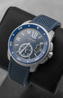 Blue Cartier Calibre de Cartier Diver | Noah's Fine Watches & Jewelry TX