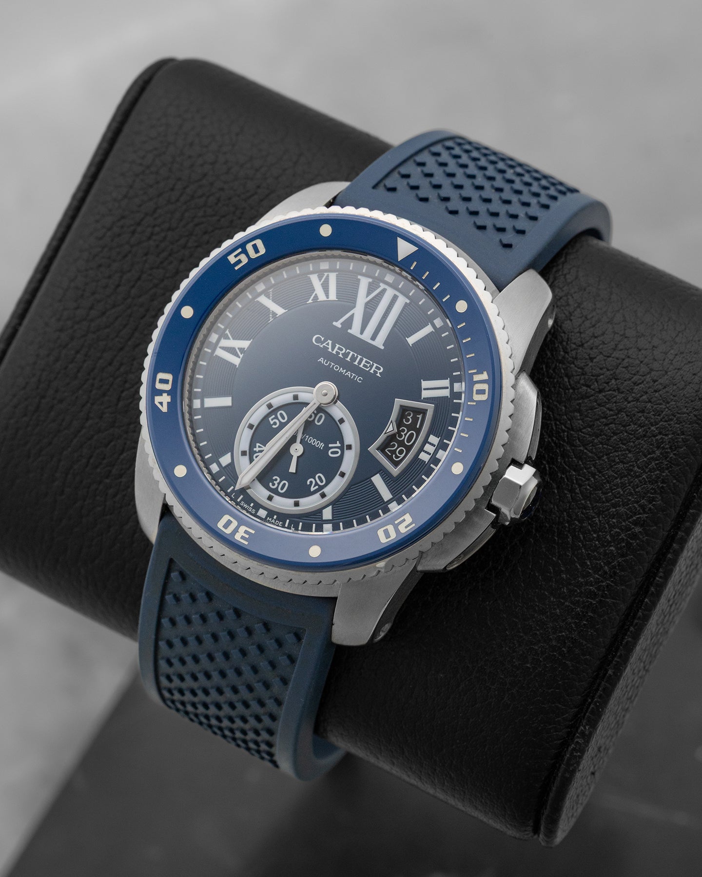 Blue Cartier Calibre de Cartier Diver | Noah's Fine Watches & Jewelry TX