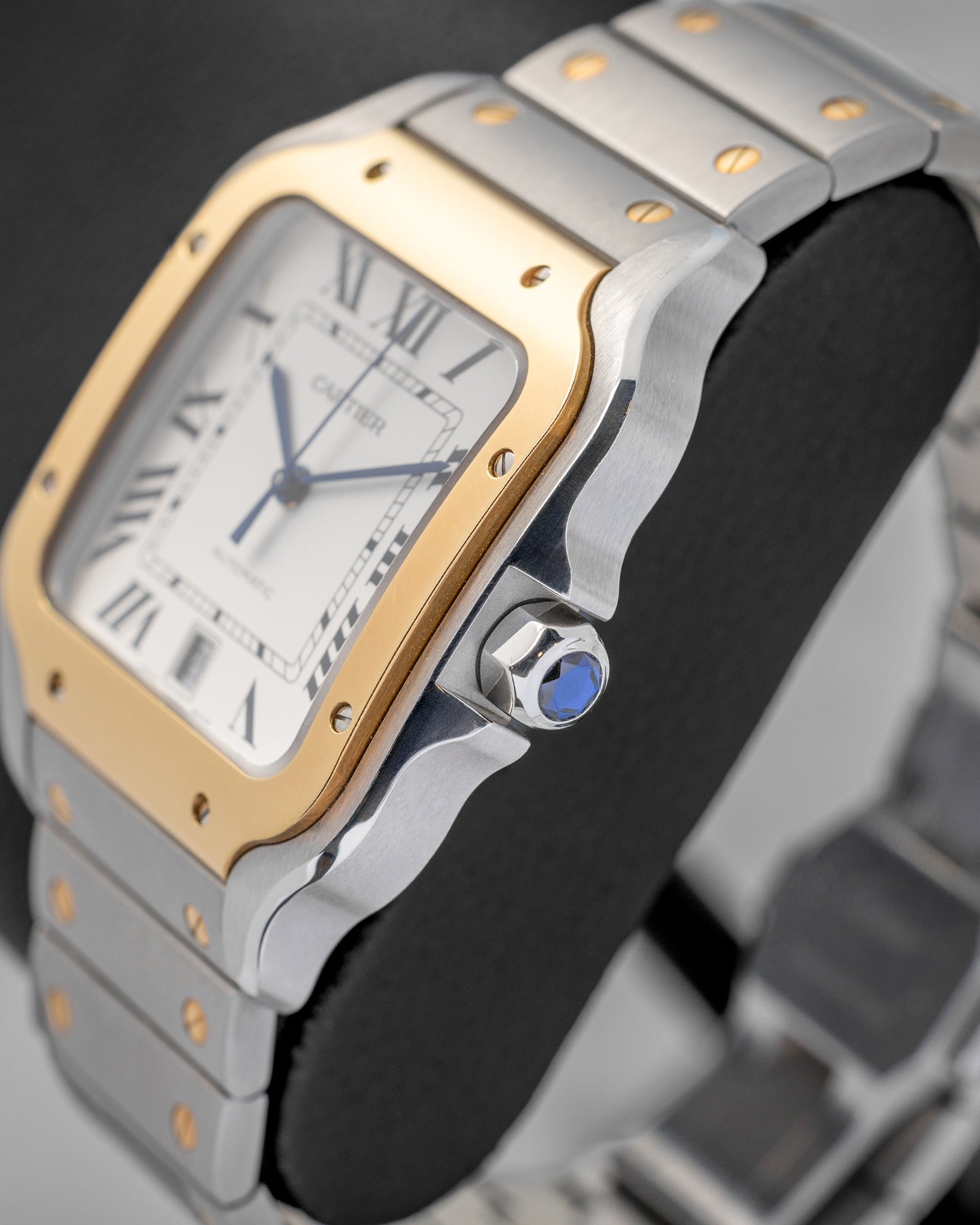 Cartier Santos Large WS2SA0009 Two Tone Watch | Noah's Fine Watches and Jewelry Dallas