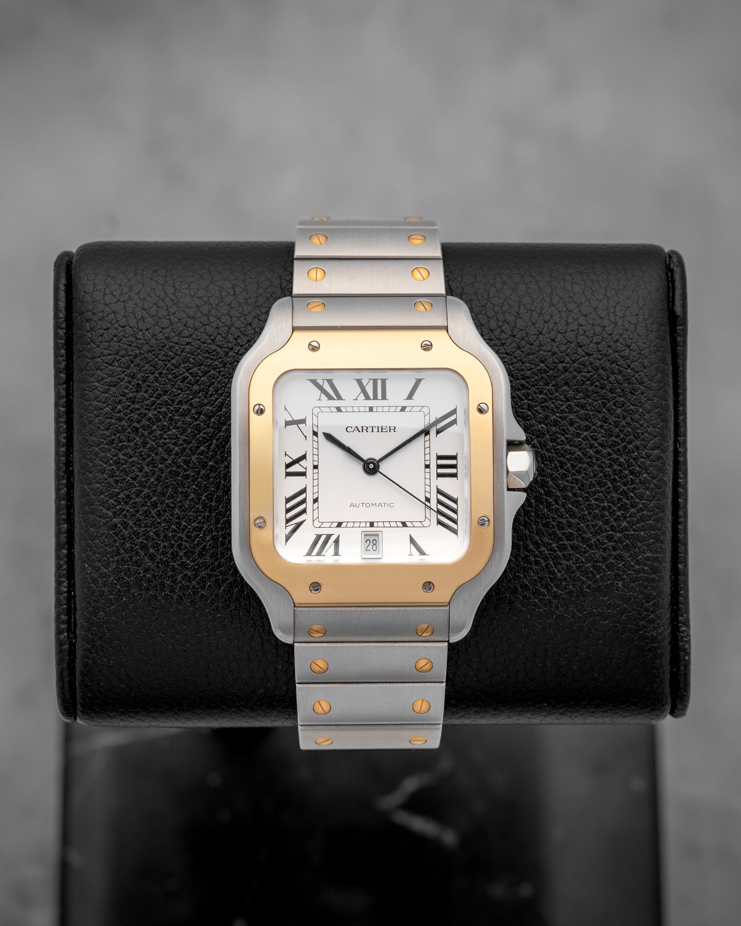 Cartier Santos Large WS2SA0009 Two Tone Watch | Noah's Fine Watches and Jewelry Dallas