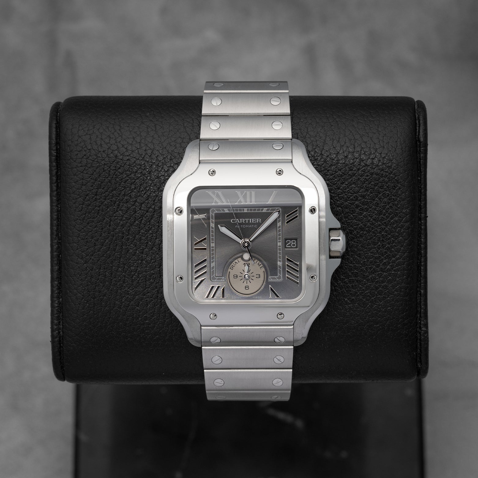 2026 Cartier Santos de Cartier Dual Time WSSA0076 | Noah's Fine Watches Texas