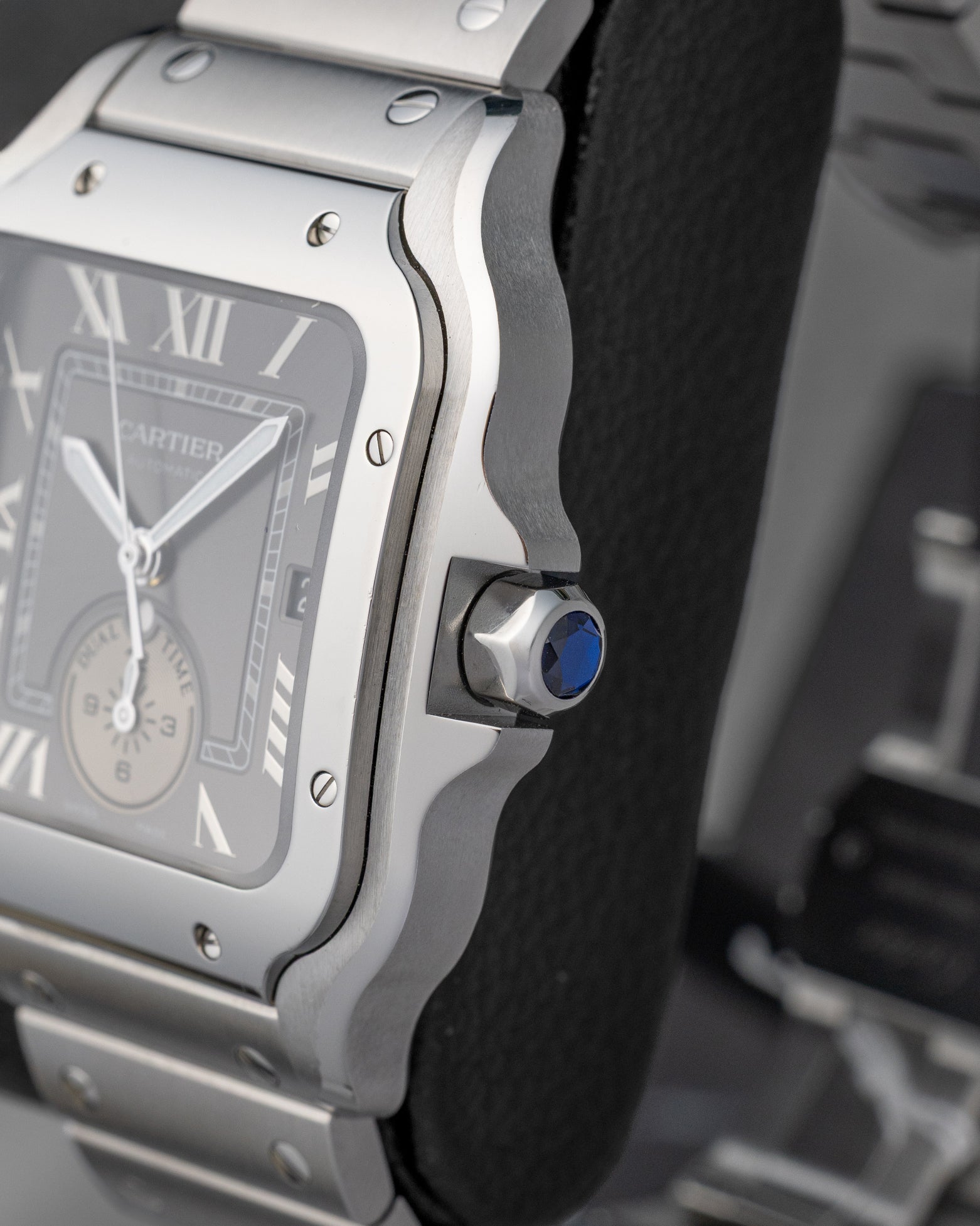 2026 Cartier Santos de Cartier Dual Time WSSA0076 | Noah's Fine Watches Texas