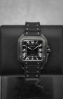 Black ADLC Cartier Santos de Cartier WSSA0039 | Noahs Fine Watches & Jewelry TX