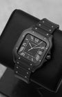 Black ADLC Cartier Santos de Cartier WSSA0039 | Noahs Fine Watches & Jewelry TX
