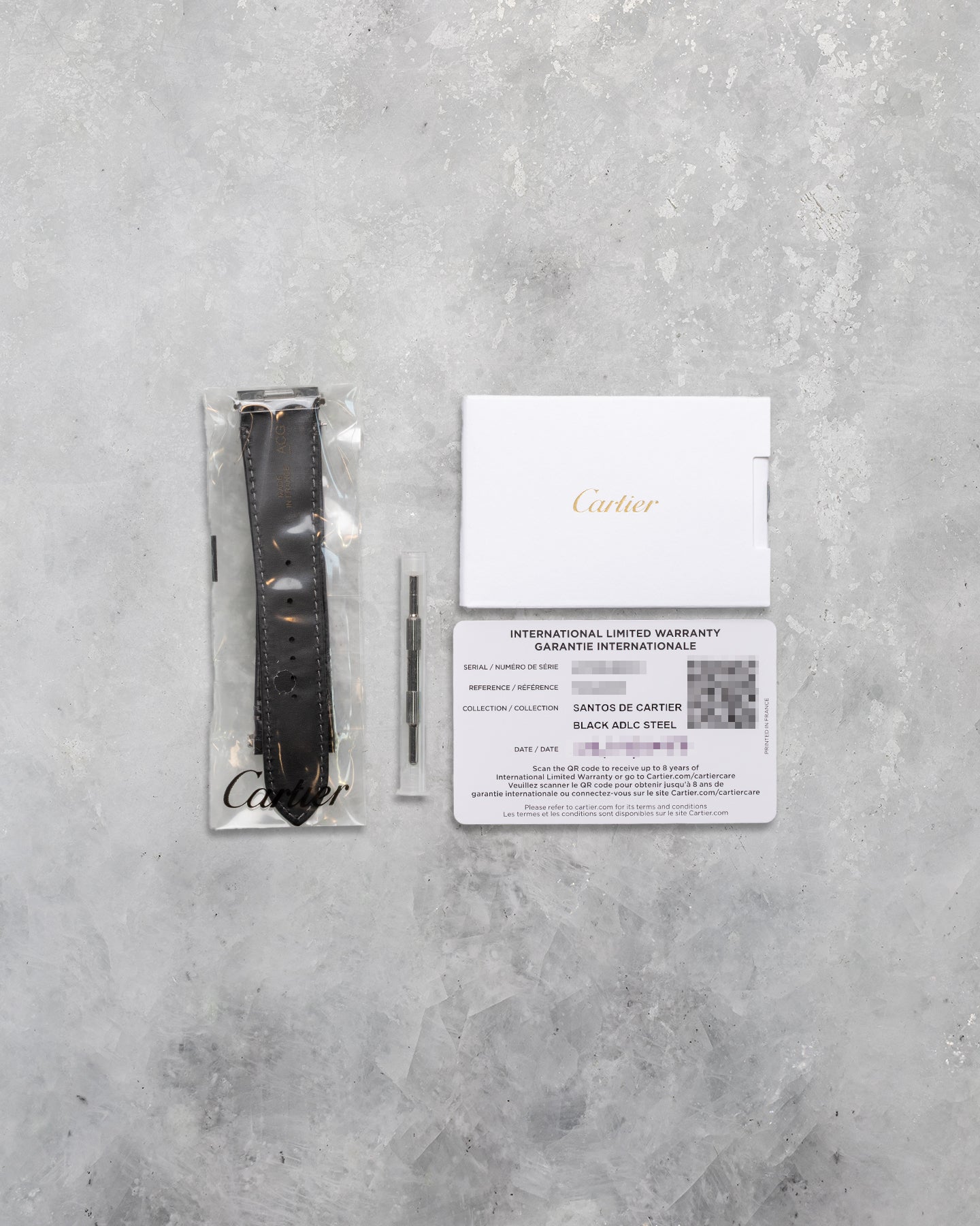Black ADLC Cartier Santos de Cartier WSSA0039 | Noahs Fine Watches & Jewelry TX