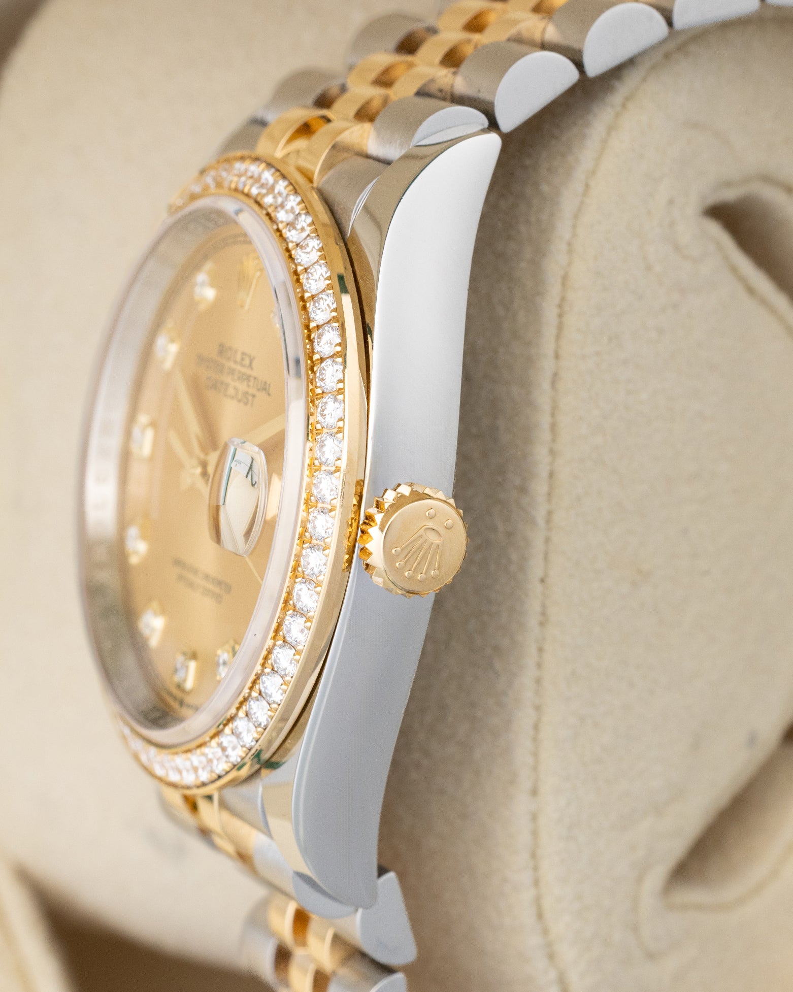 Diamond Bezel Rolex Datejust 36 126283RBR | Noah's Fine Watches Dallas
