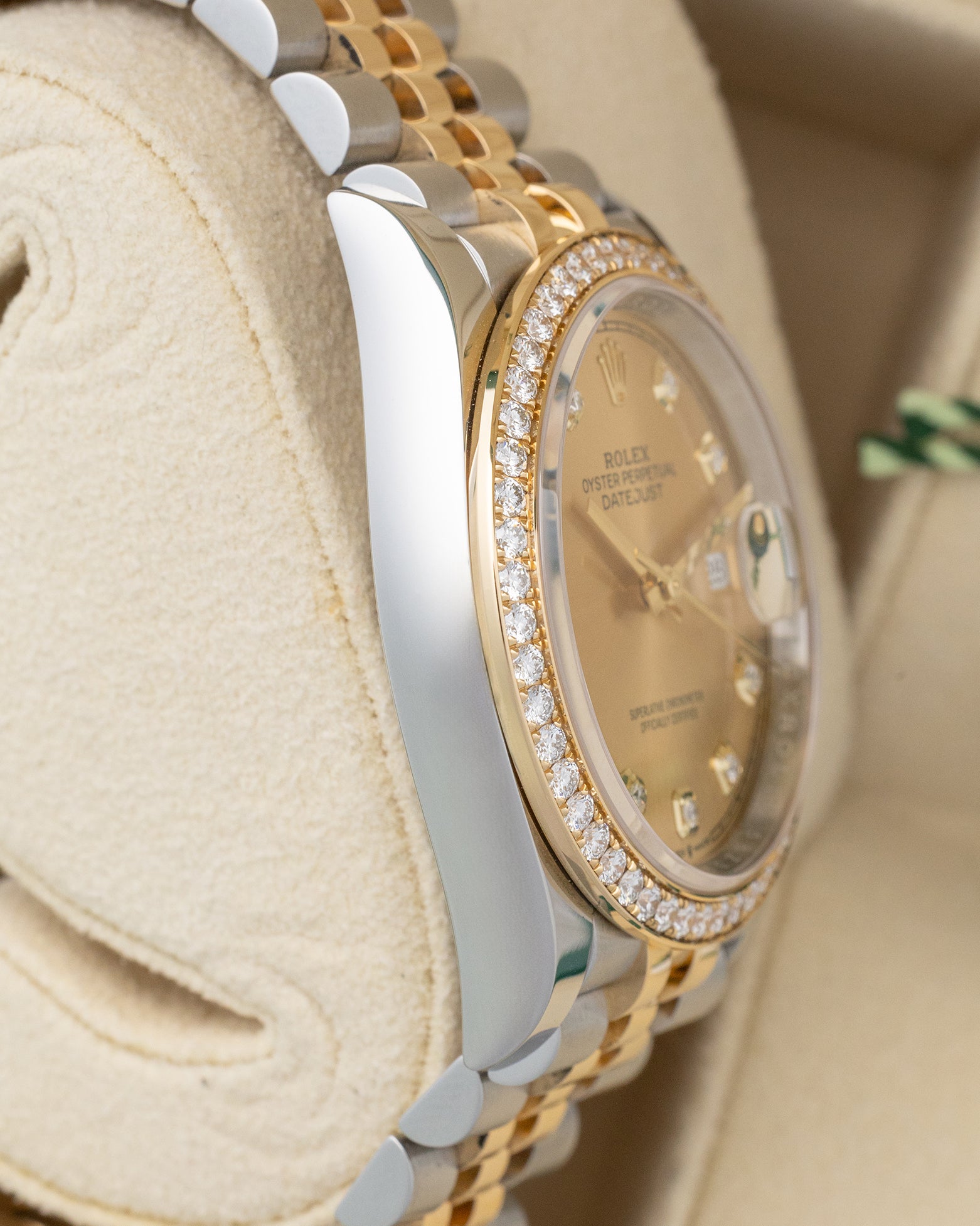 Diamond Bezel Rolex Datejust 36 126283RBR | Noah's Fine Watches Dallas