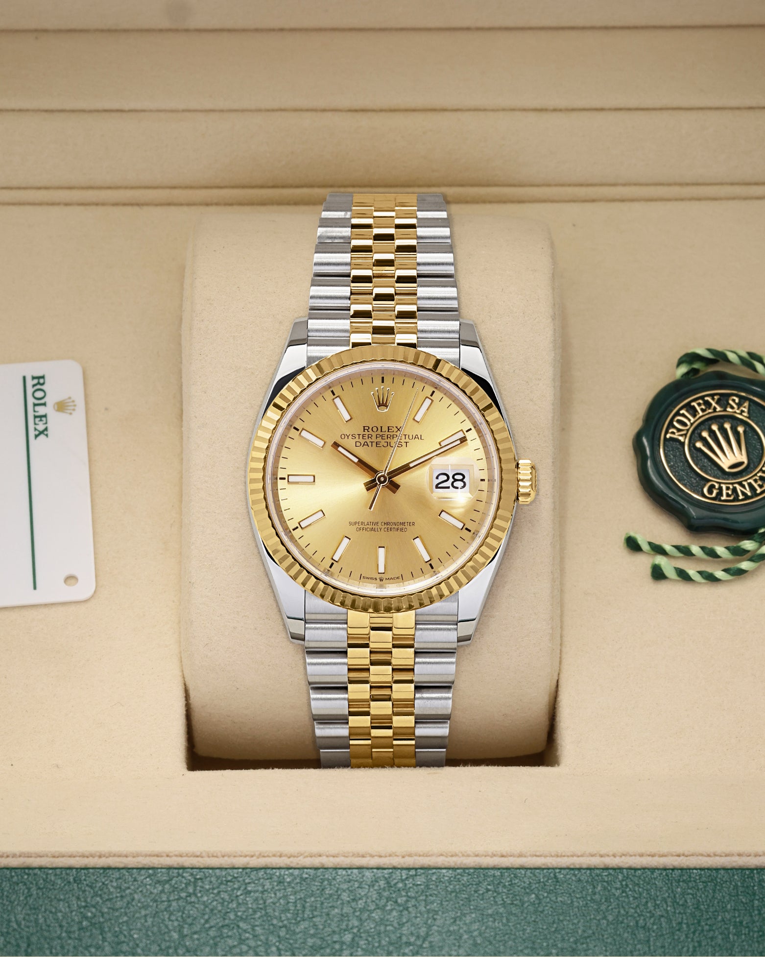 Two Tone Rolex Datejust 36 126233 | Noah's Fine Watches & Jewelry USA