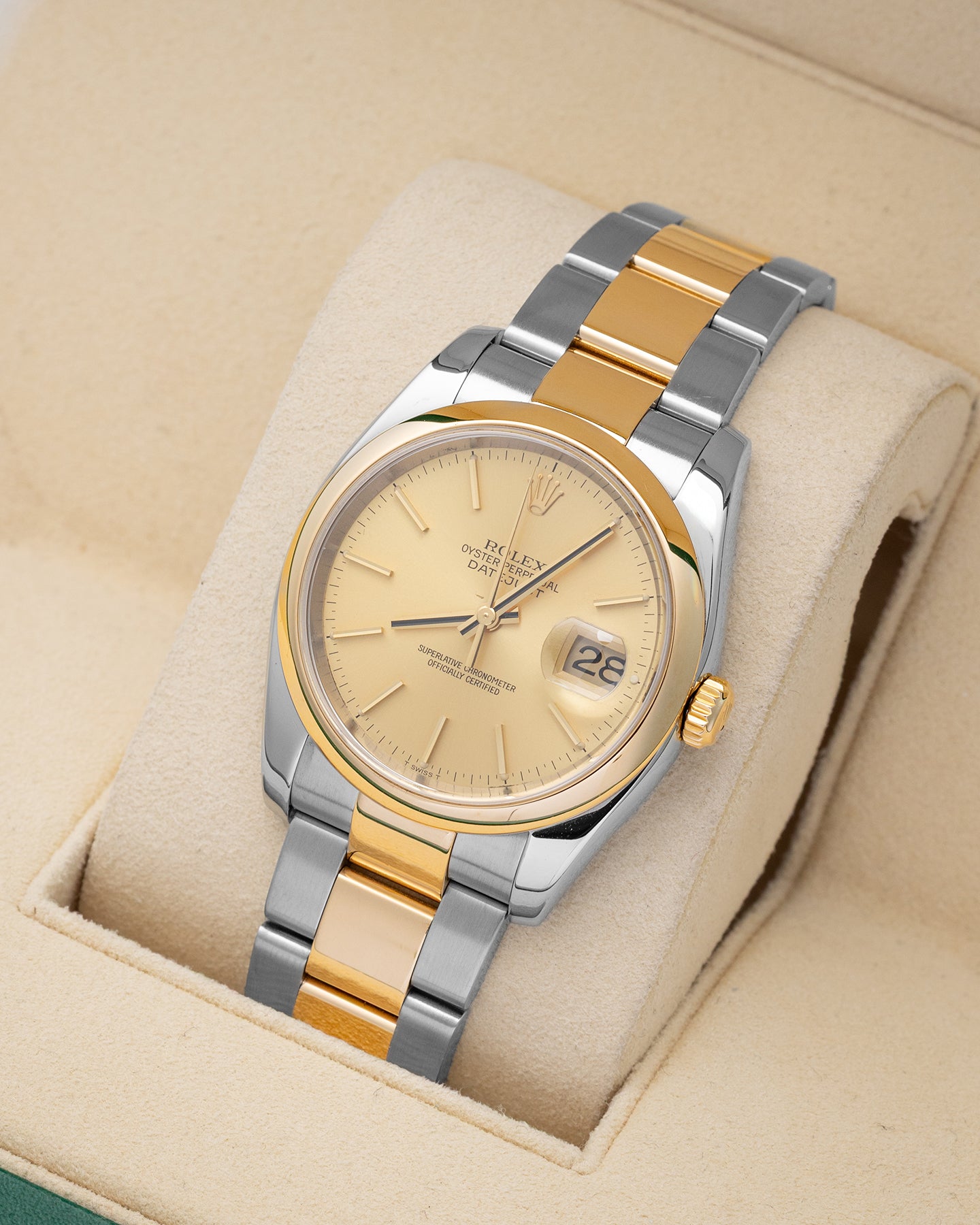 Champagne Dial Rolex Datejust 36 116203 | Noah's Fine Watches & Jewelry