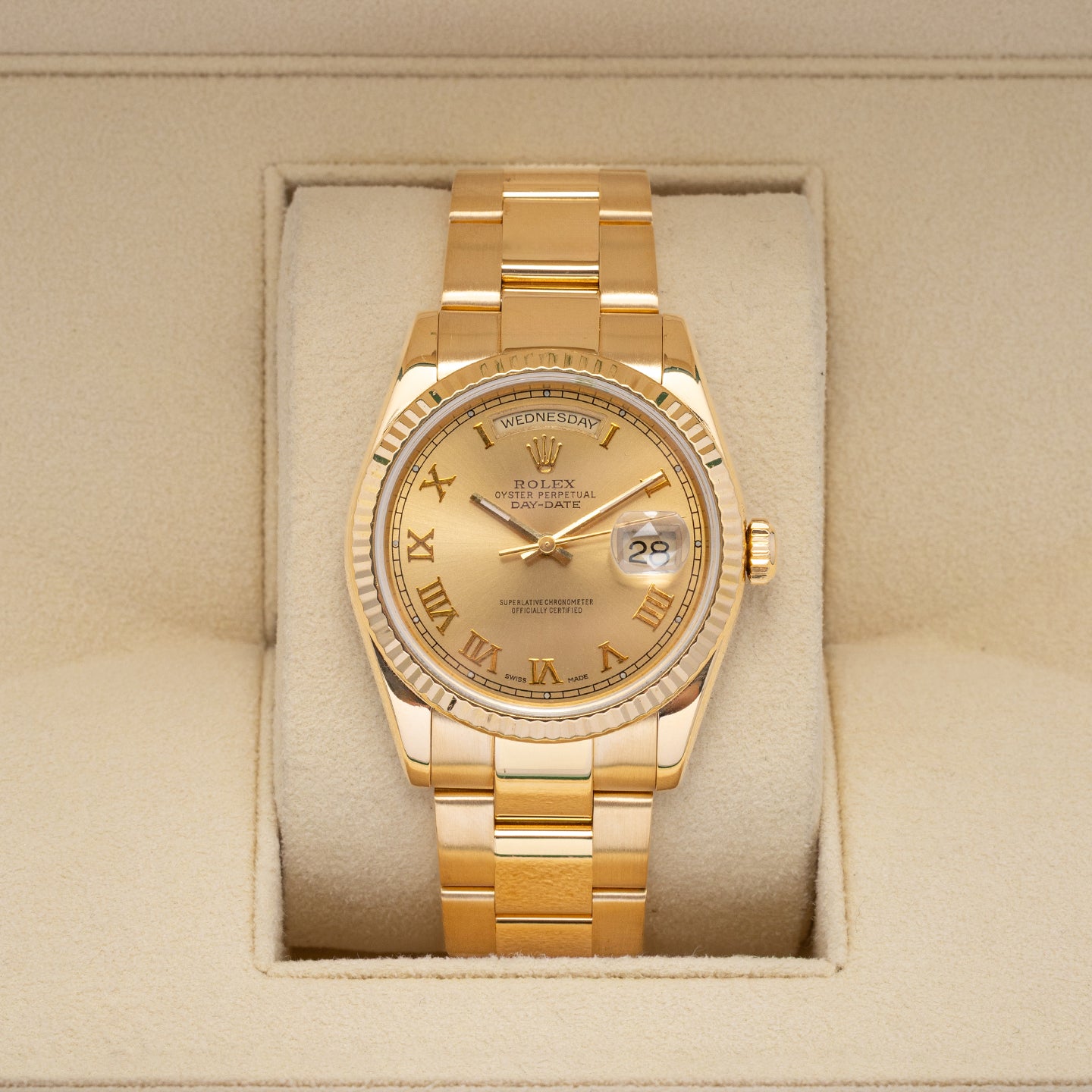 Yellow Gold Rolex Day-Date 36 118238 | Noahs fine Watches & Jewelry DFW