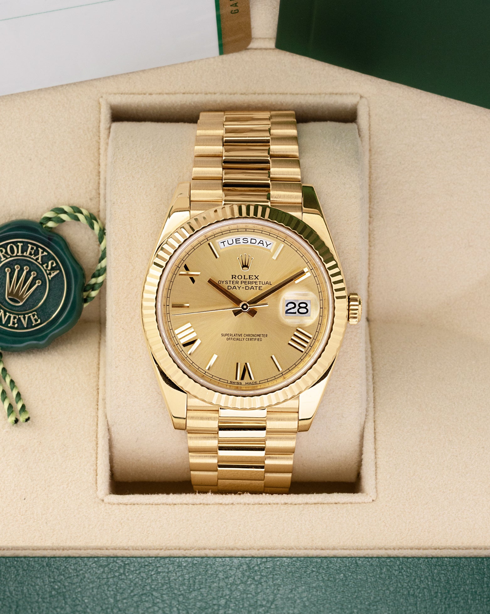 President bracelet Rolex Day-Date 40 228238 | Noah's Fine Watches Dallas