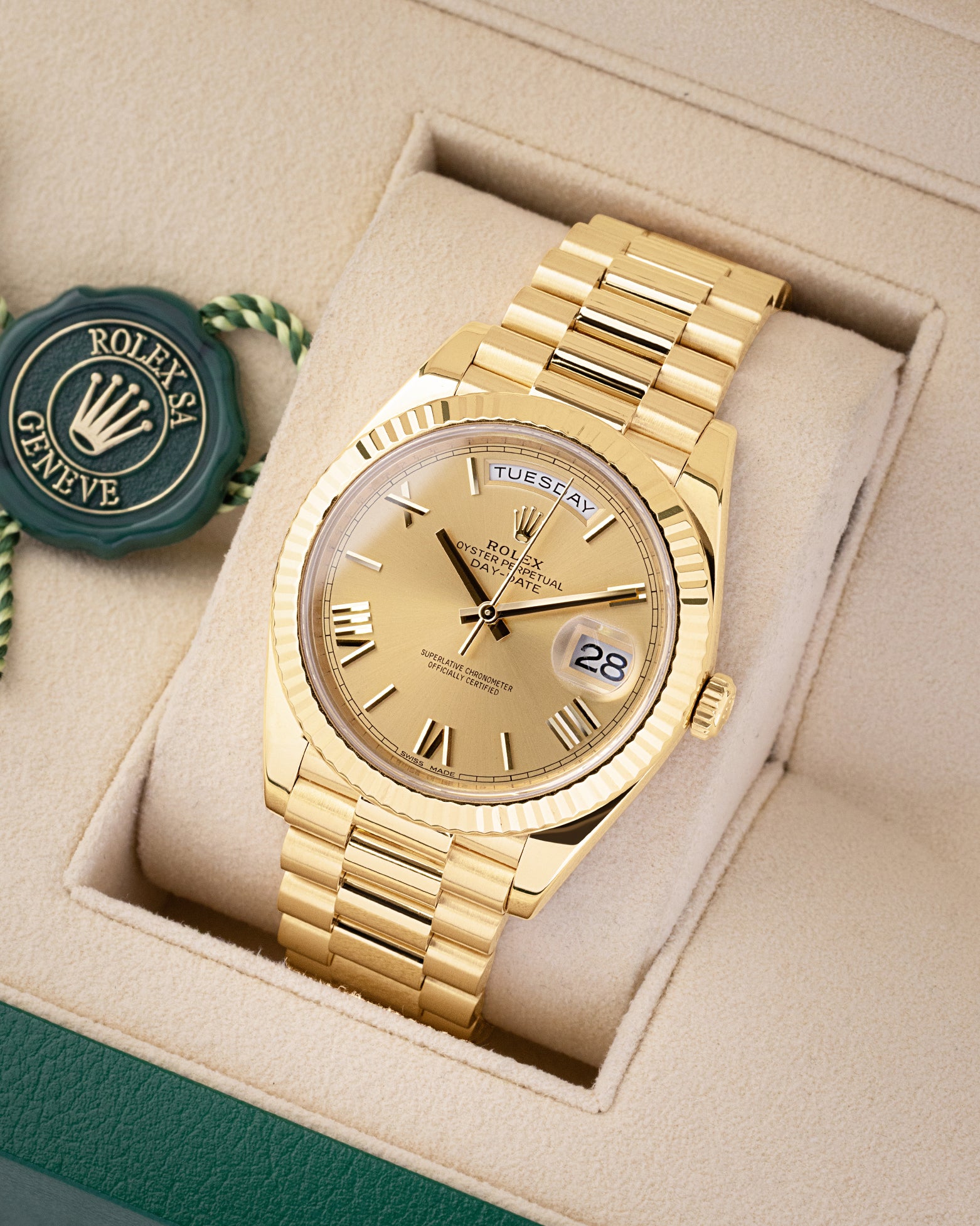 President bracelet Rolex Day-Date 40 228238 | Noah's Fine Watches Dallas