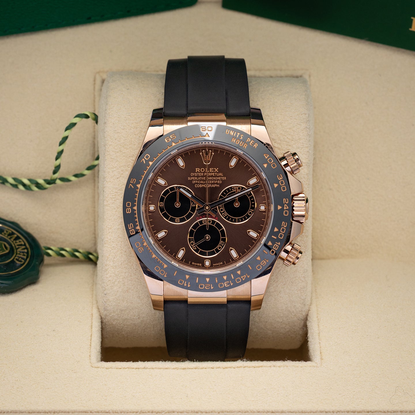 Rose Gold Rolex Daytona 116515LN | Noah's Fine Watches & Jewelry