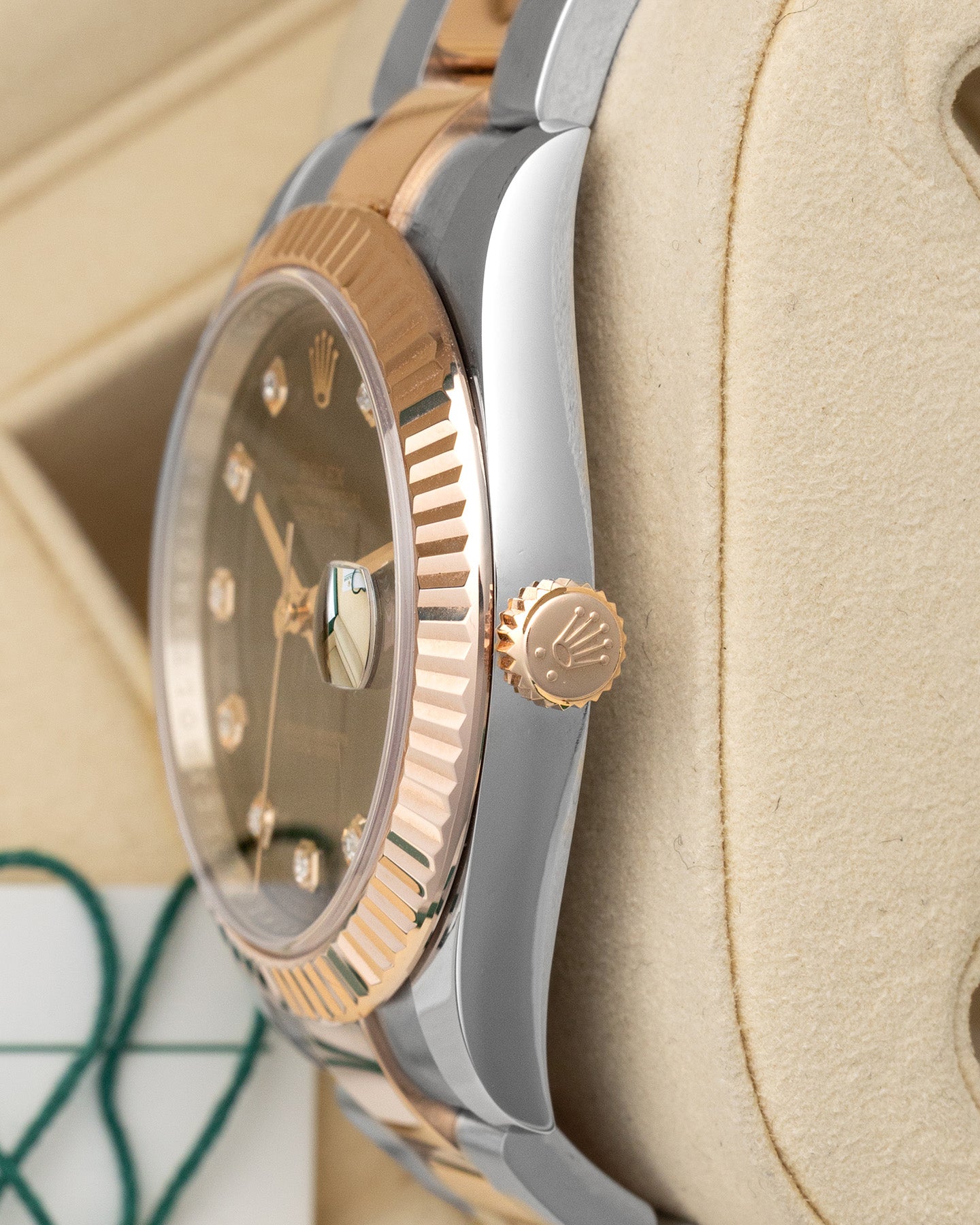 Chocolate Diamonds Rolex Datejust 126331 | Noah's Fine Watches Dallas, TX
