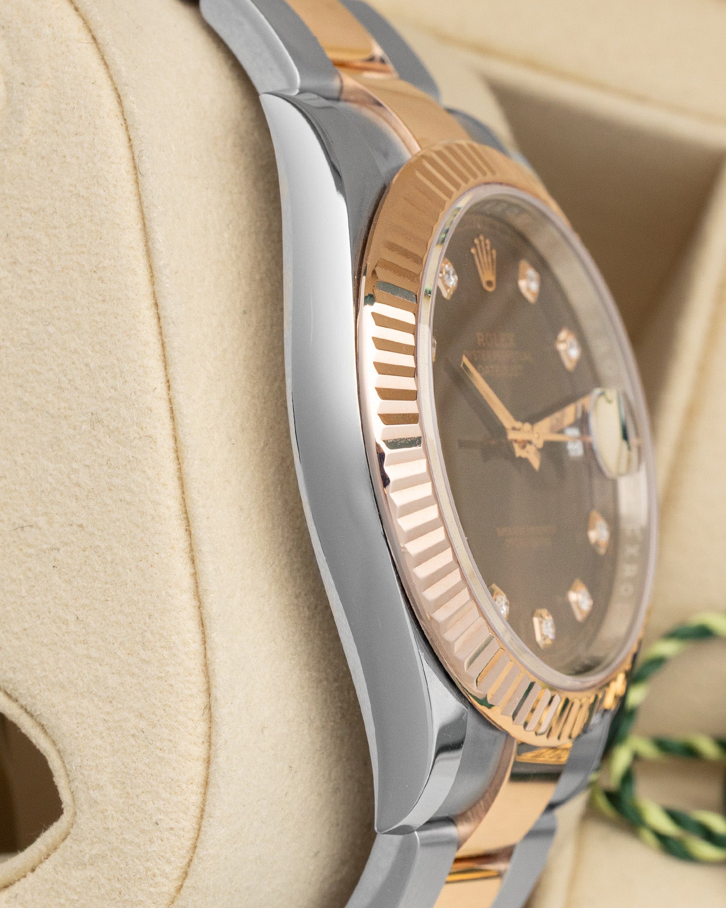 Chocolate Diamonds Rolex Datejust 126331 | Noah's Fine Watches Dallas, TX