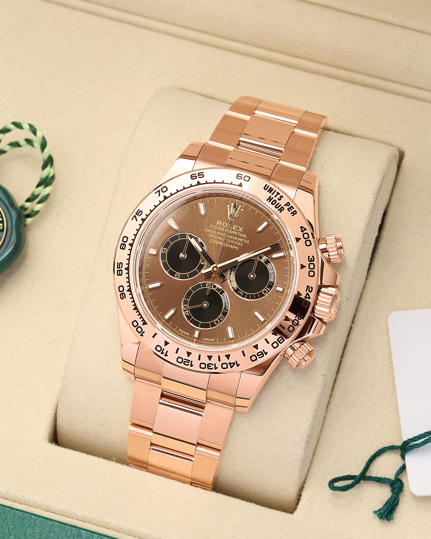Rose Gold Rolex Cosmograph Daytona 126505 | Noah's Fine Watches Frisco
