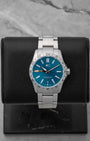 Dragonfly Blue Christopher Ward C63 Sealander GMT  | Noah's Fine Watches
