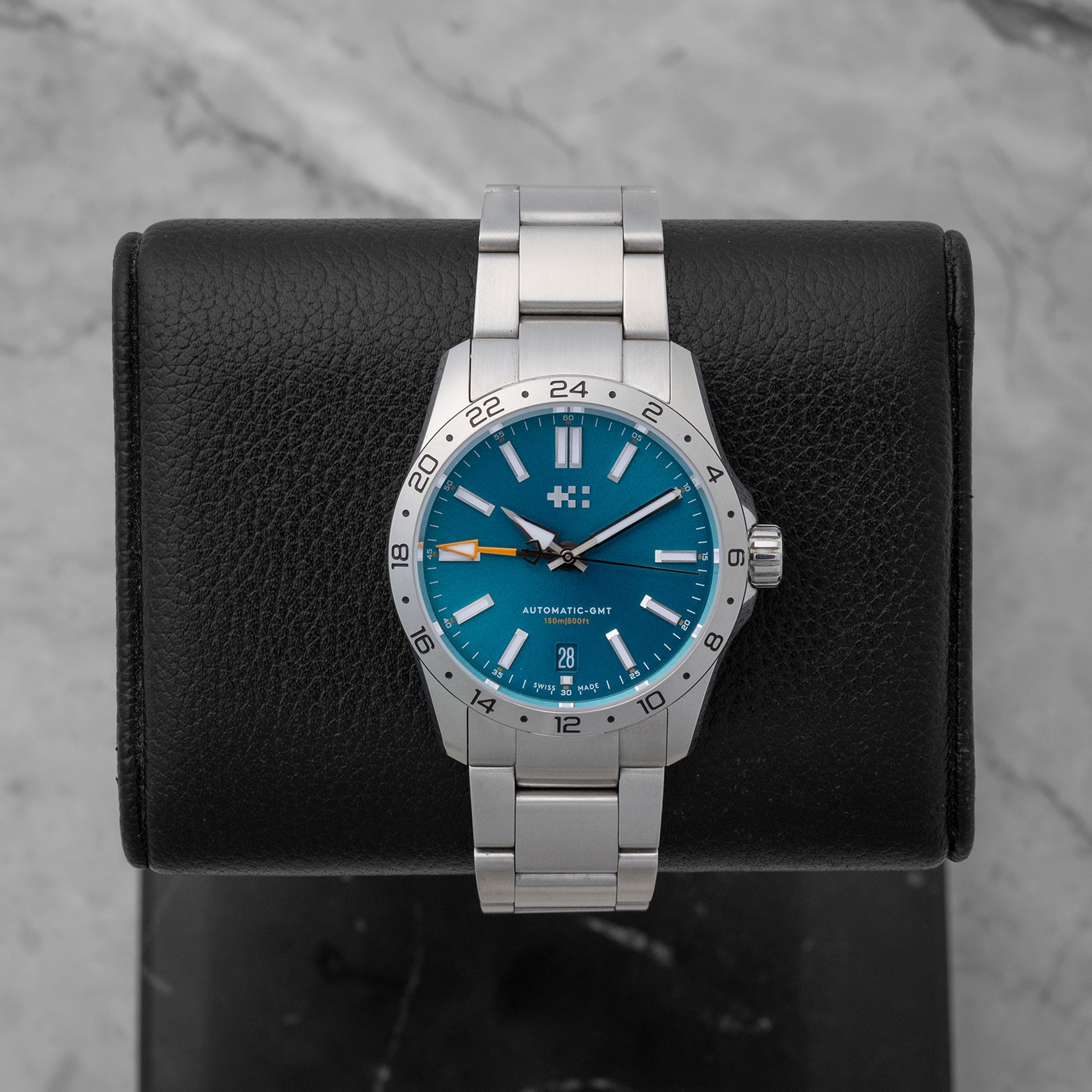 Dragonfly Blue Christopher Ward C63 Sealander GMT  | Noah's Fine Watches