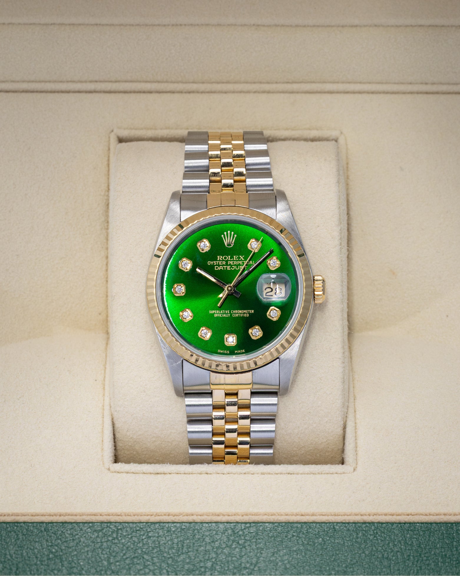 Two Tone Rolex Datejust 36 16233 1988 – Noah's Fine Watches & Jewelry