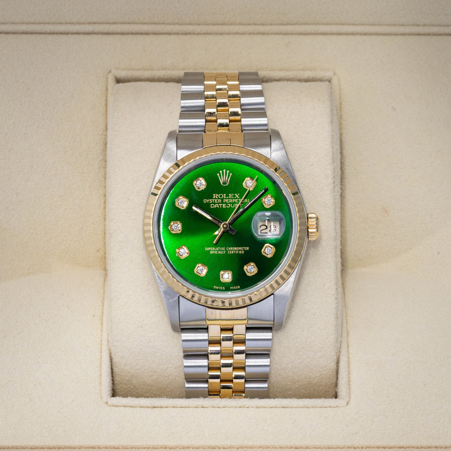 1988 Two Tone Rolex Datejust 36 16233 | Noah's Fine Watches & Jewelry