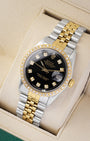 Aftermarket Rolex Datejust 36 1603 | Two Tone watches at Noah's Fine Watches