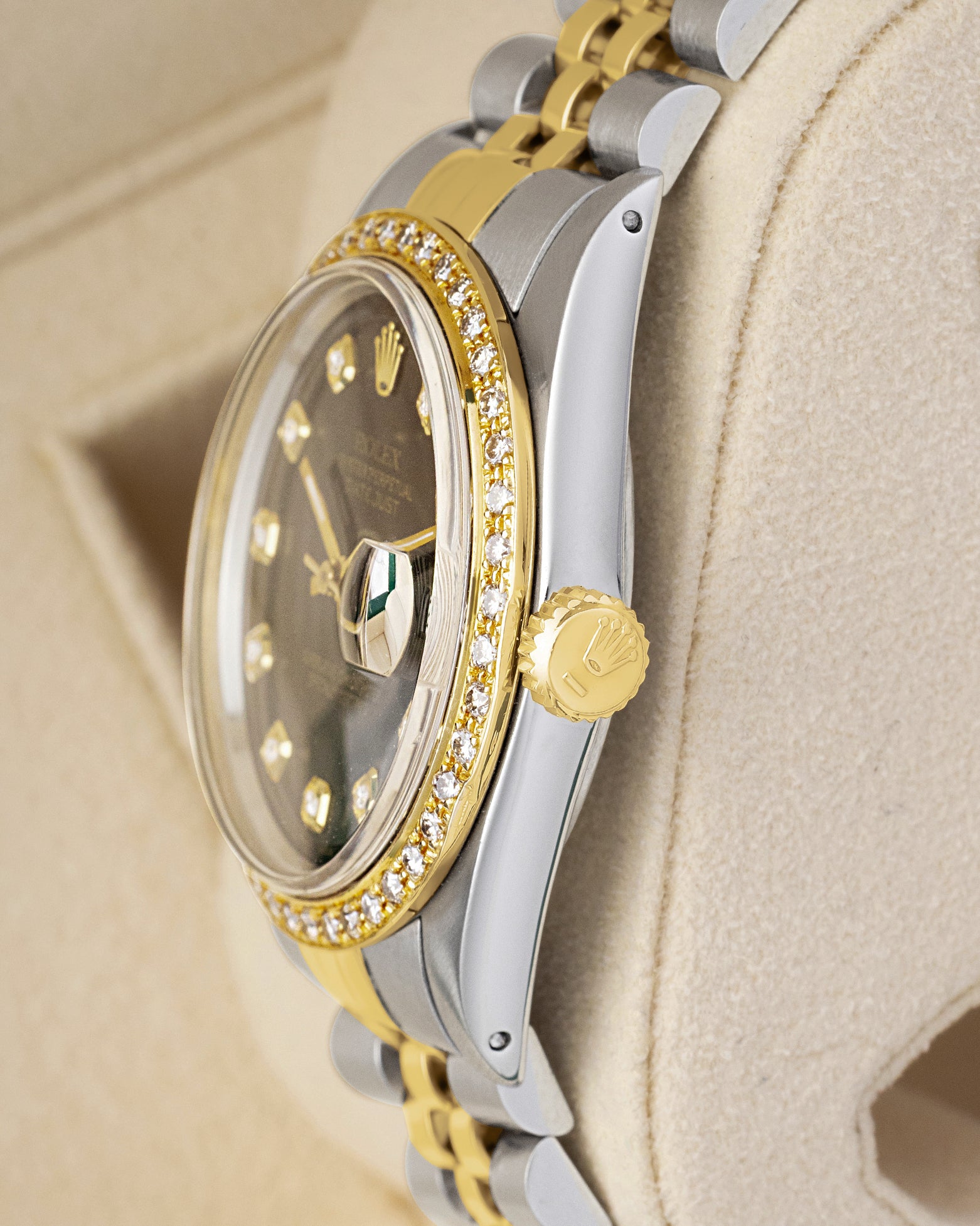Aftermarket Rolex Datejust 36 1603 | Two Tone watches at Noah's Fine Watches