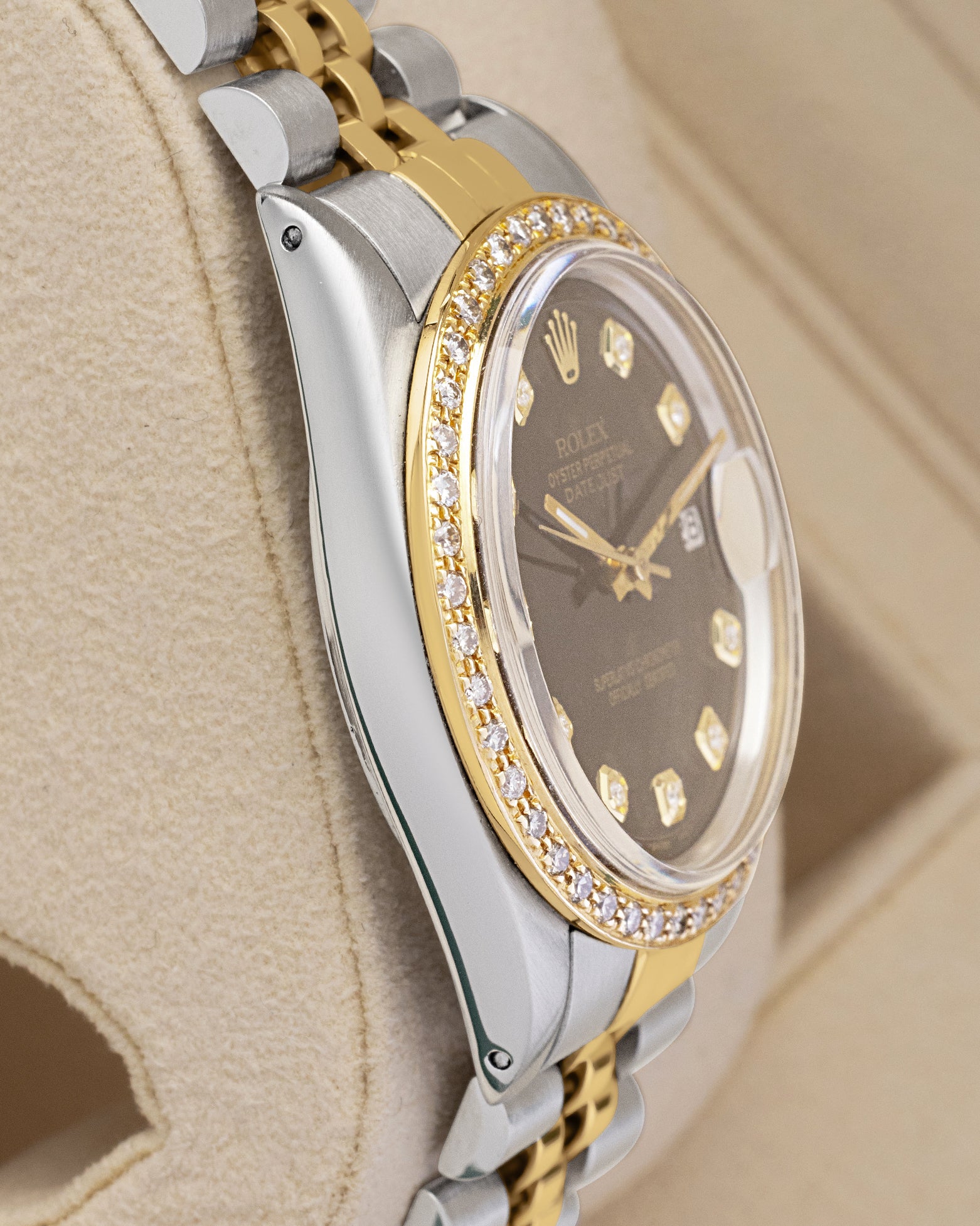 Aftermarket Rolex Datejust 36 1603 | Two Tone watches at Noah's Fine Watches