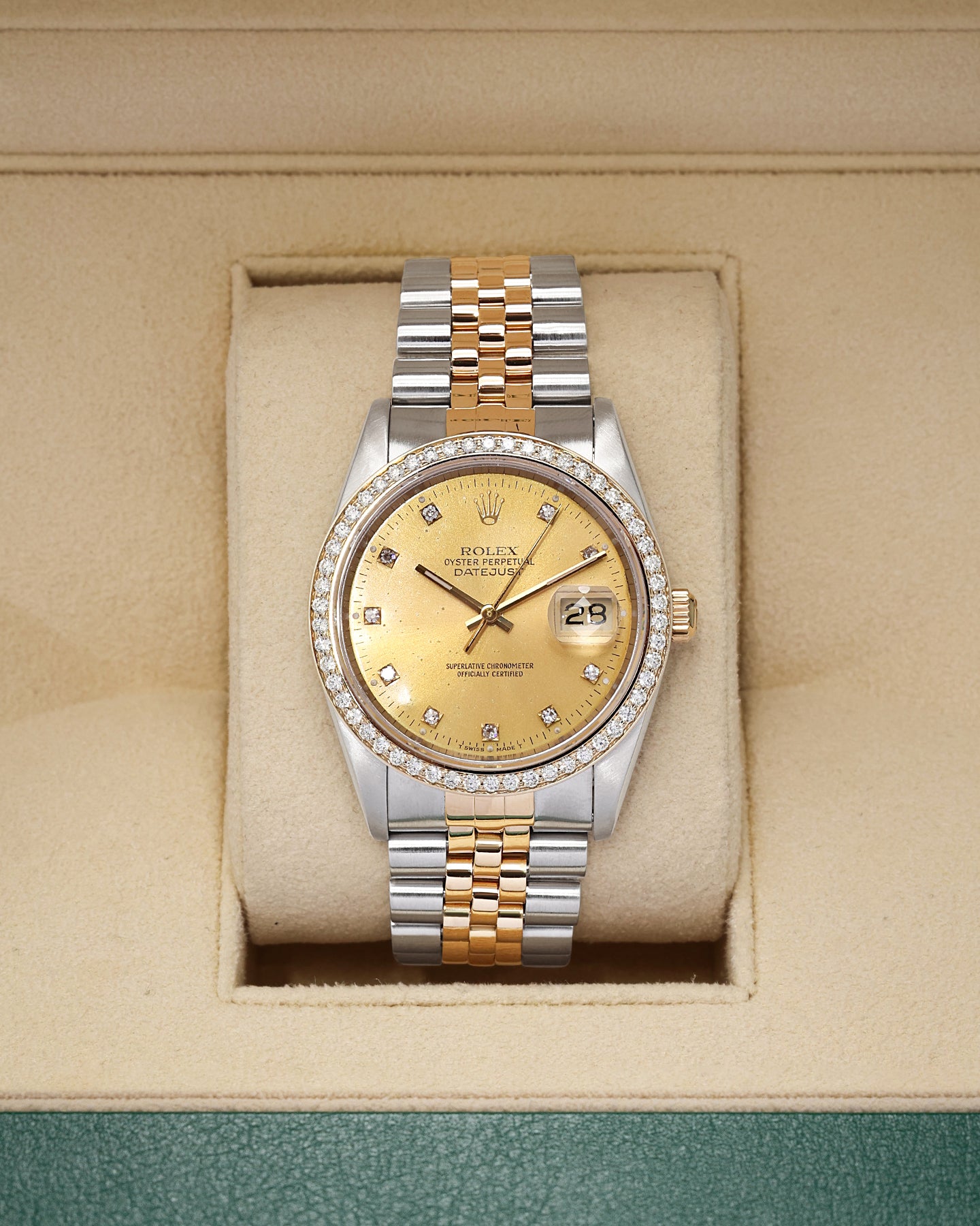 Two Tone Vintage Rolex Datejust 36 16233 | Noahs Fine Watches and Jewelry TX