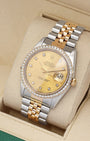 Two Tone Vintage Rolex Datejust 36 16233 | Noahs Fine Watches and Jewelry TX