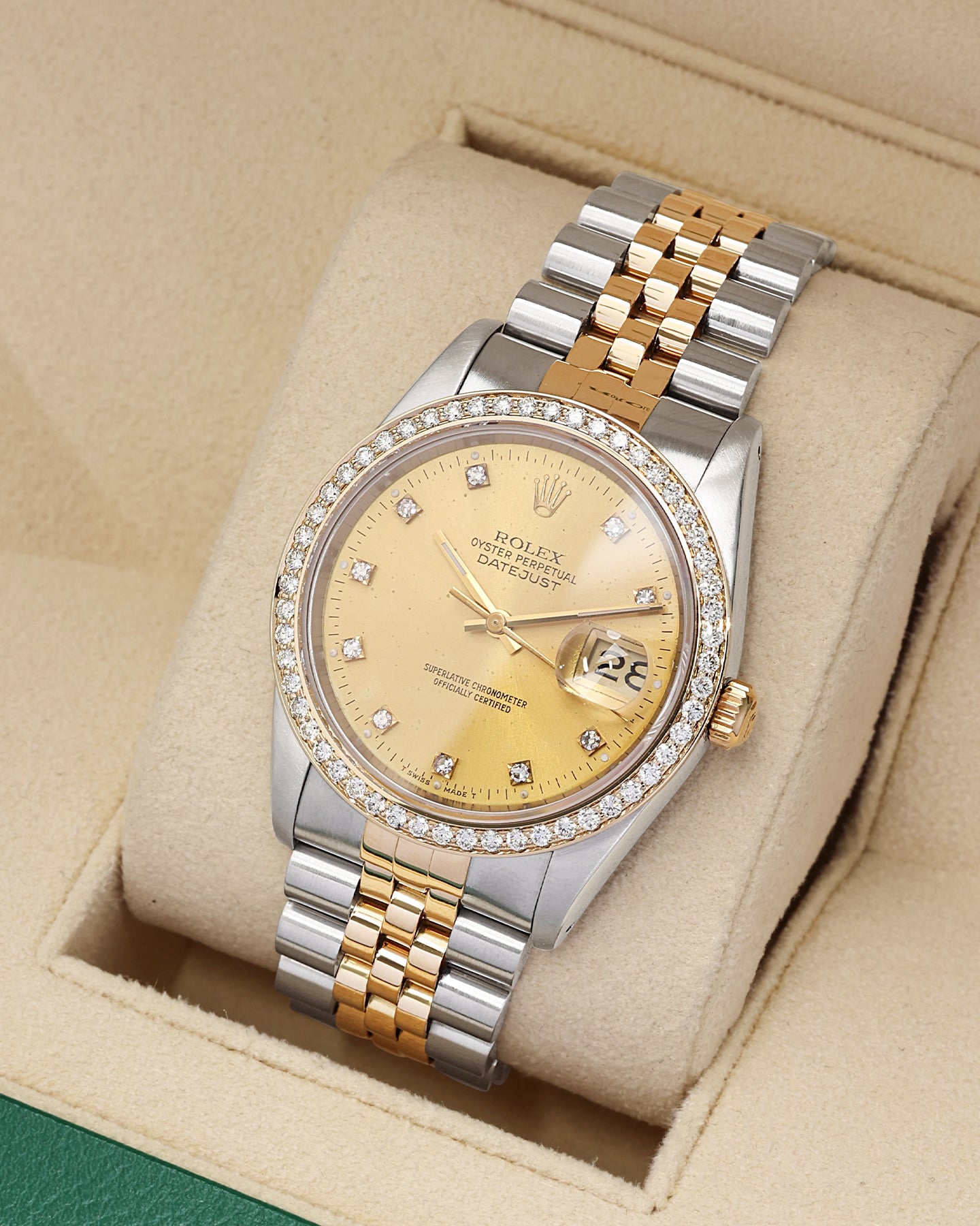 Two Tone Vintage Rolex Datejust 36 16233 | Noahs Fine Watches and Jewelry TX