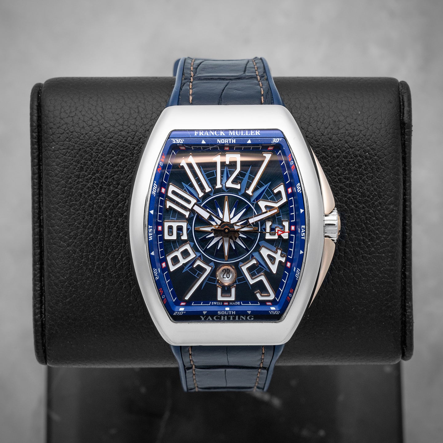 Franck Muller Vanguard V 45 SC DT YACHTING AC BL | Noahs Fine Jewelry and Watches